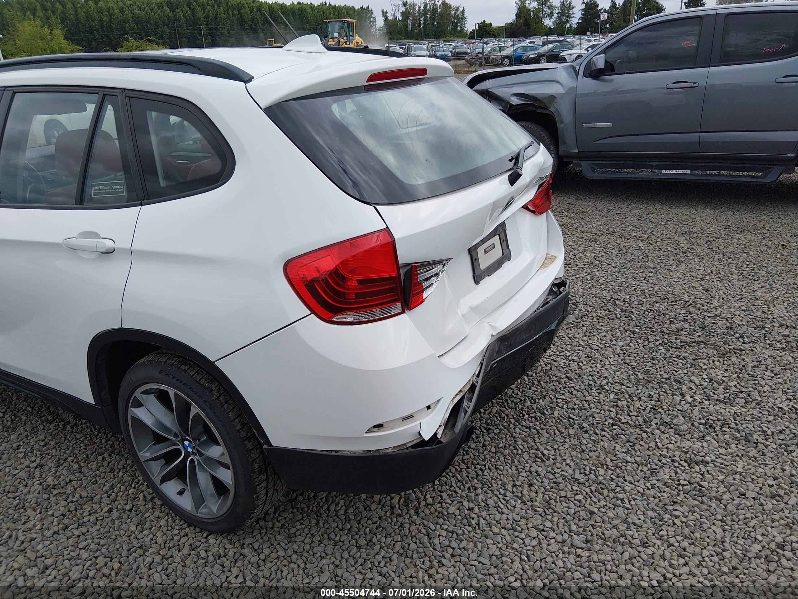 2013 Bmw X1 Xdrive35i Белый vin: WBAVM5C58DVV90808