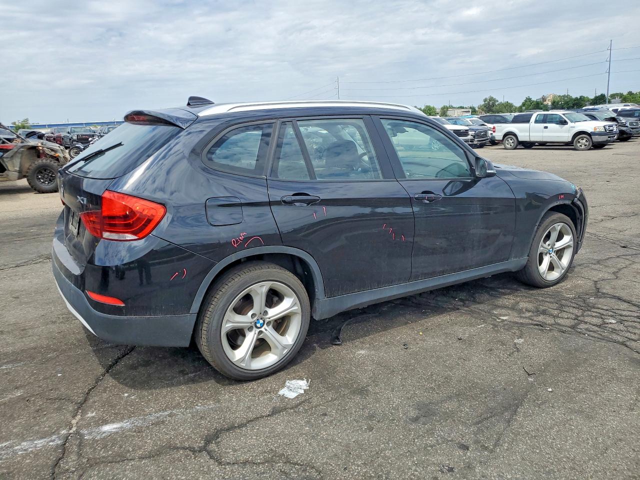 2015 Bmw X1 Xdrive35i Black vin: WBAVM5C58FVV93629
