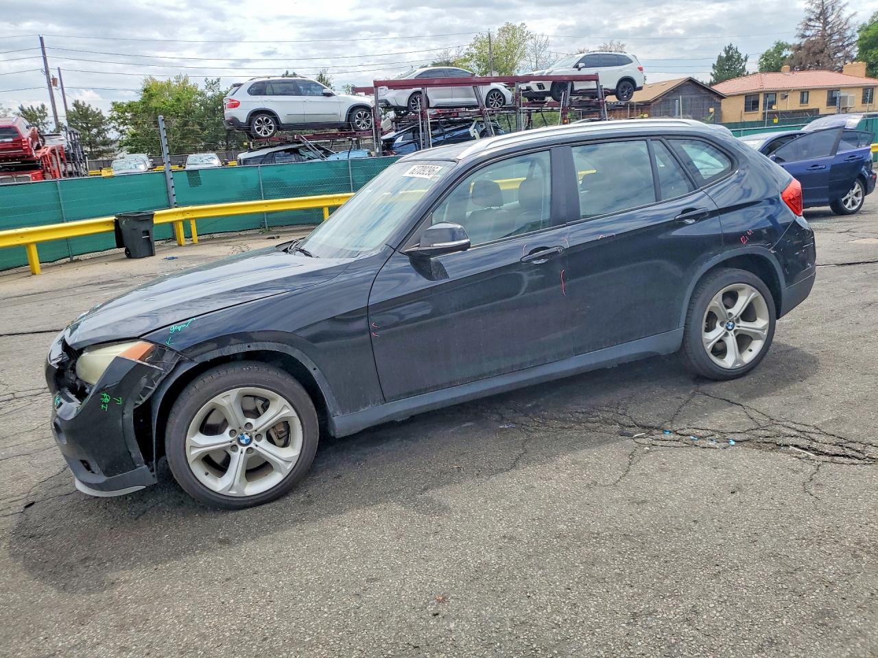 2015 Bmw X1 Xdrive35i Black vin: WBAVM5C58FVV93629