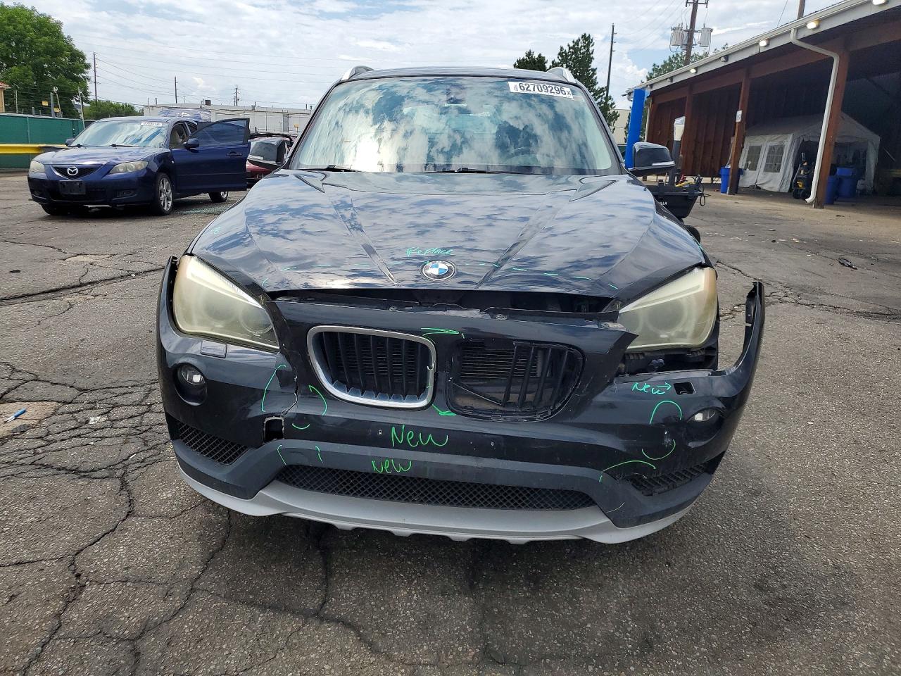 2015 Bmw X1 Xdrive35i Black vin: WBAVM5C58FVV93629