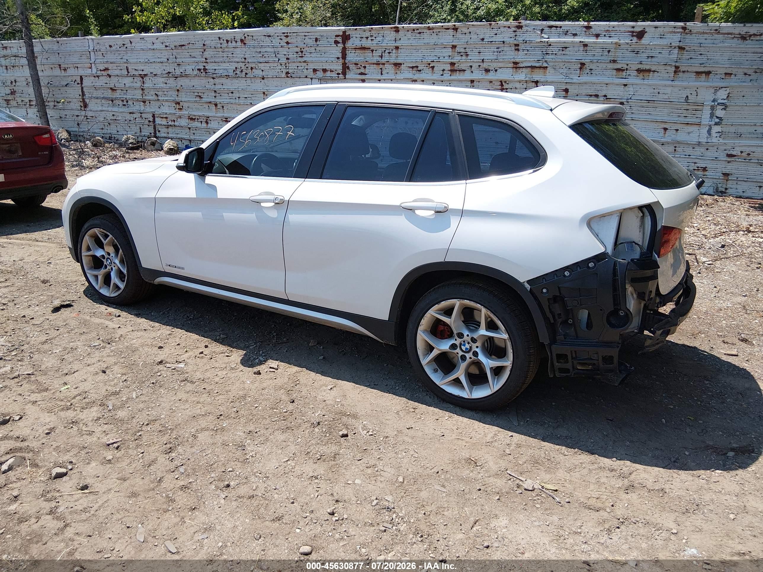 2013 Bmw X1 Xdrive35i White vin: WBAVM5C5XDVV89319