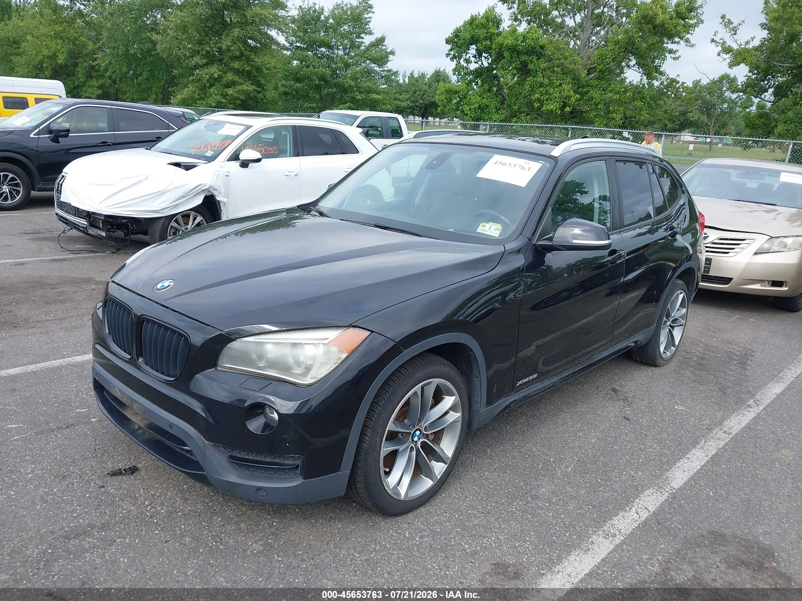 2014 Bmw X1 Xdrive35i Black vin: WBAVM5C5XEVV92576