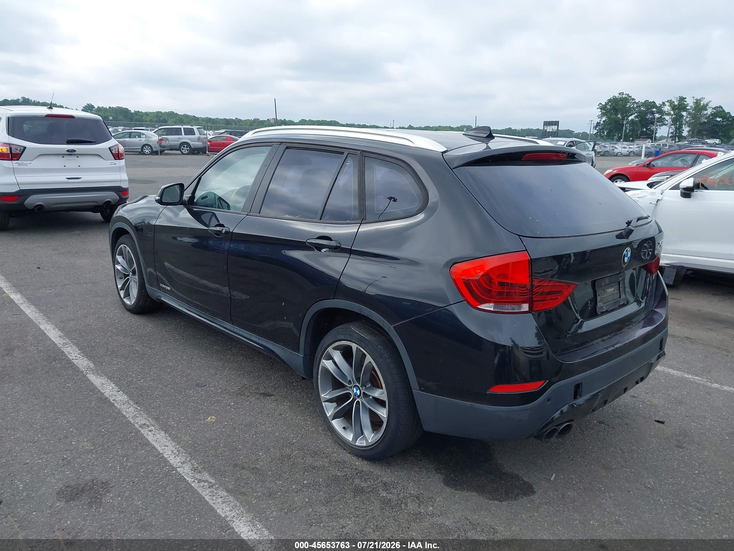 2014 Bmw X1 Xdrive35i Black vin: WBAVM5C5XEVV92576