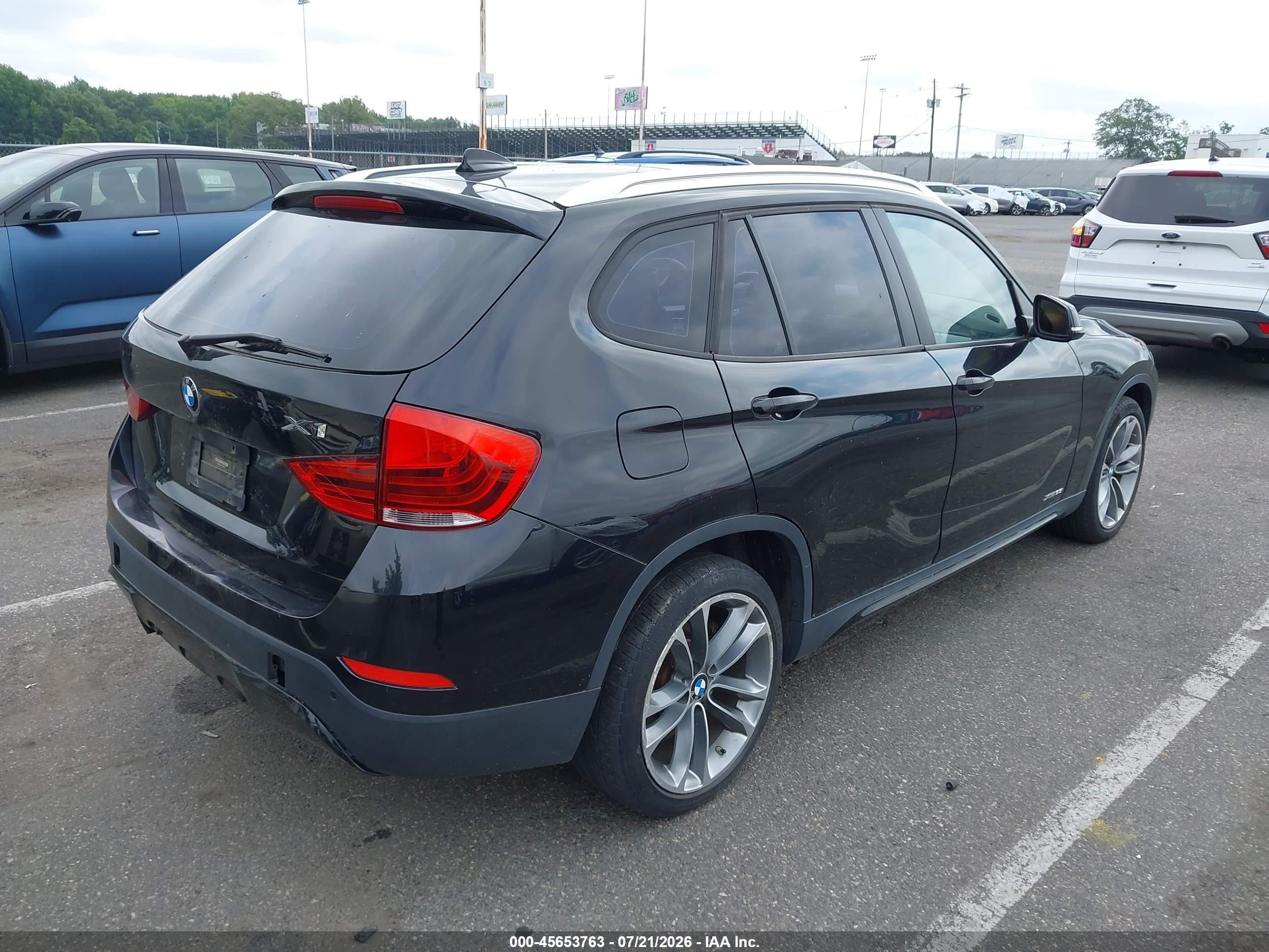 2014 Bmw X1 Xdrive35i Black vin: WBAVM5C5XEVV92576