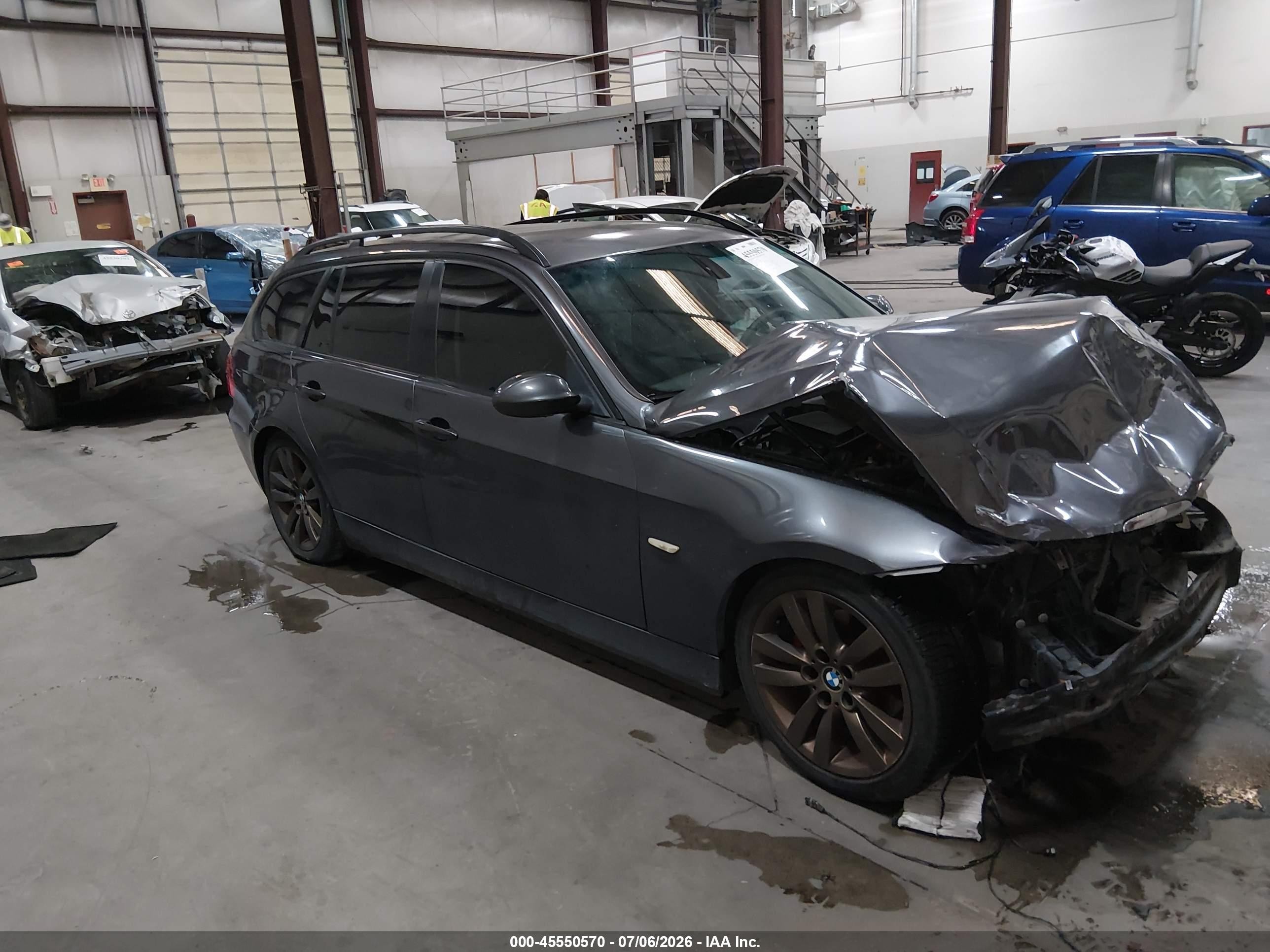 2007 Bmw 328i   Gray vin: WBAVS13527FX15928