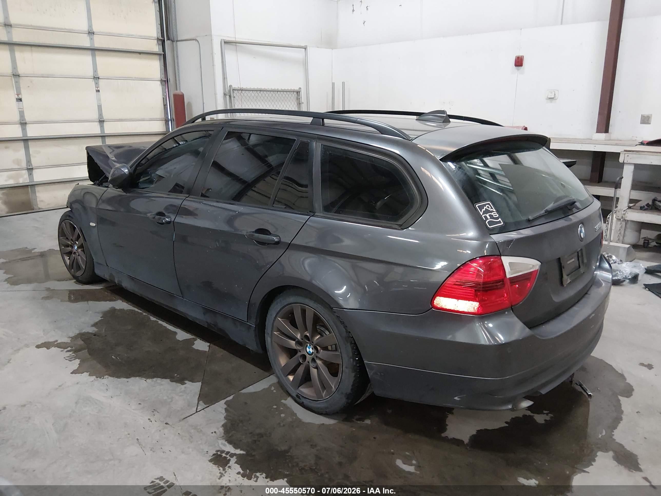 2007 Bmw 328i   Gray vin: WBAVS13527FX15928