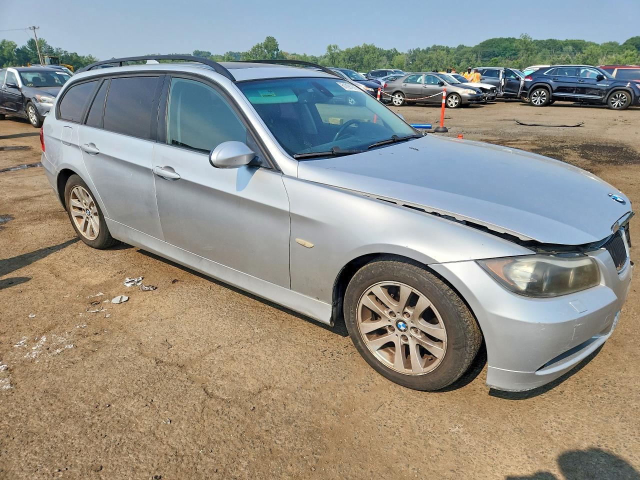 2007 Bmw 328 Xit Silver vin: WBAVT73517FZ35724
