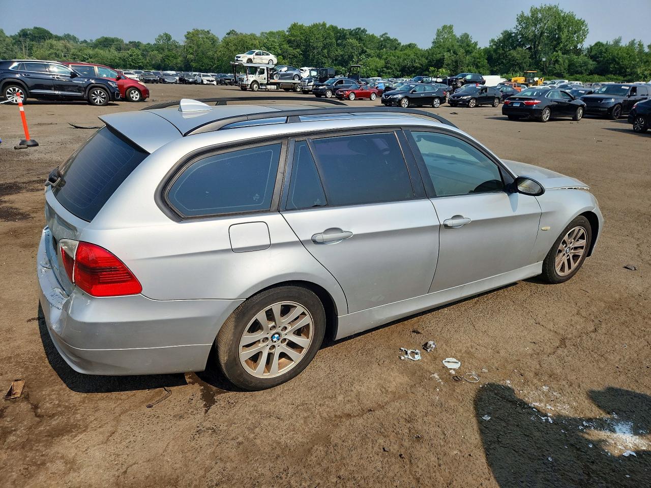 2007 Bmw 328 Xit Silver vin: WBAVT73517FZ35724