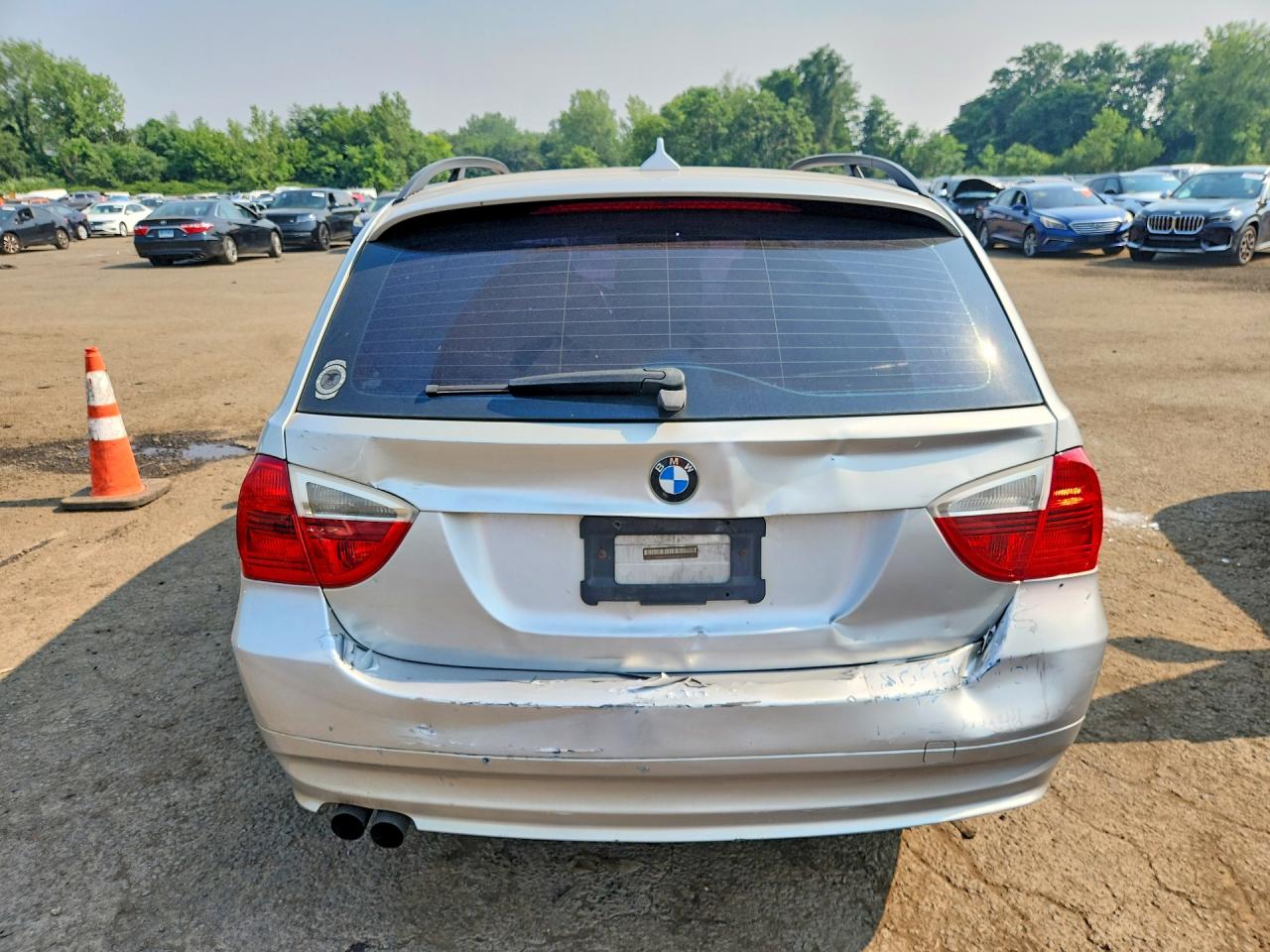 2007 Bmw 328 Xit Silver vin: WBAVT73517FZ35724