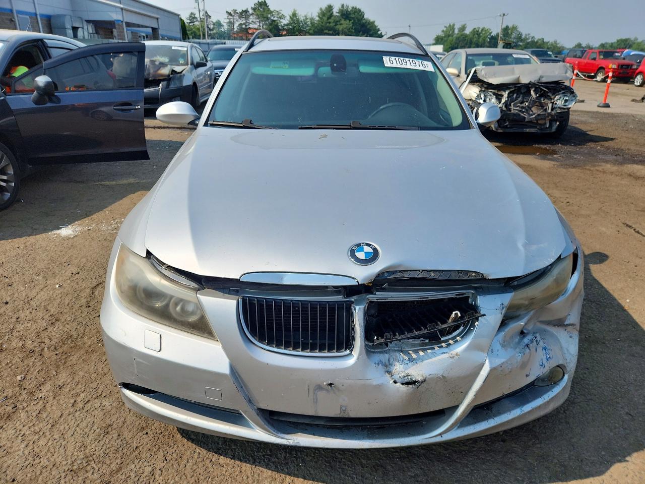 2007 Bmw 328 Xit Silver vin: WBAVT73517FZ35724