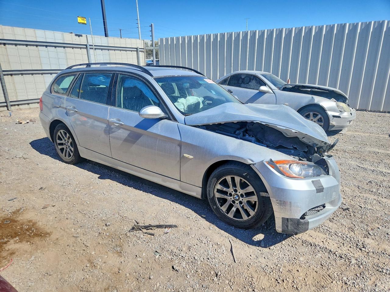 2007 Bmw 328 Xit Silver vin: WBAVT73517FZ35853