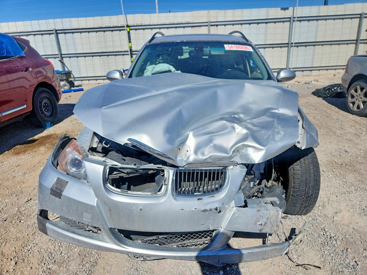 2007 Bmw 328 Xit Silver vin: WBAVT73517FZ35853