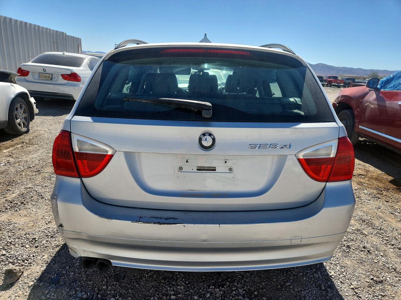 2007 Bmw 328 Xit Silver vin: WBAVT73517FZ35853