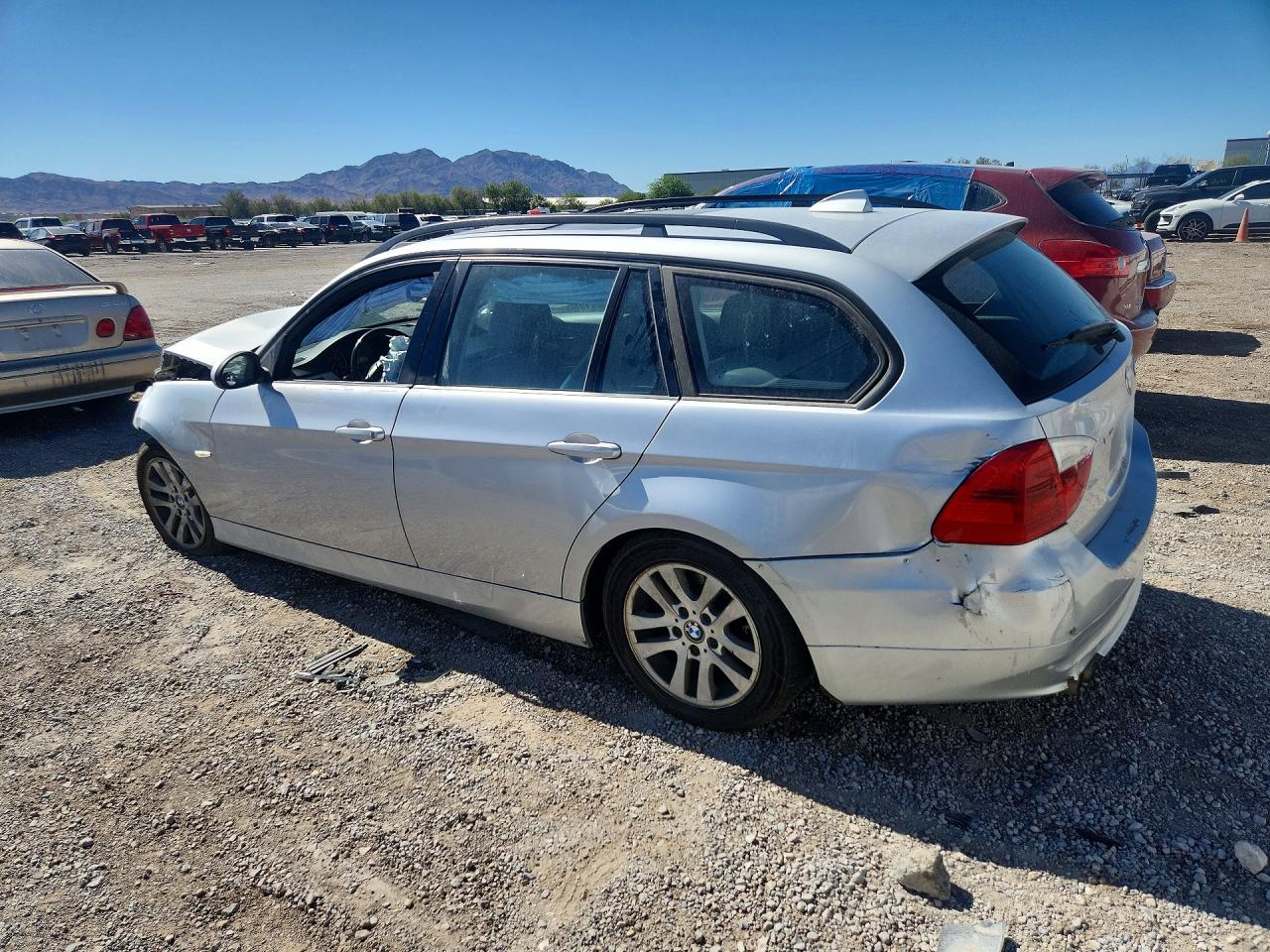 2007 Bmw 328 Xit Silver vin: WBAVT73517FZ35853