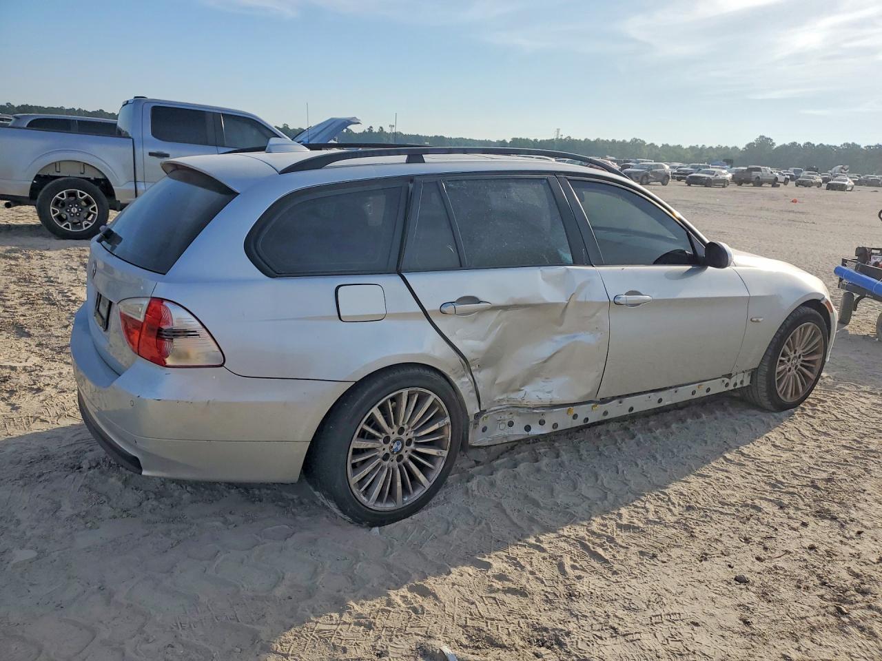 2008 Bmw 328 Xit Silver vin: WBAVT73568FZ37454