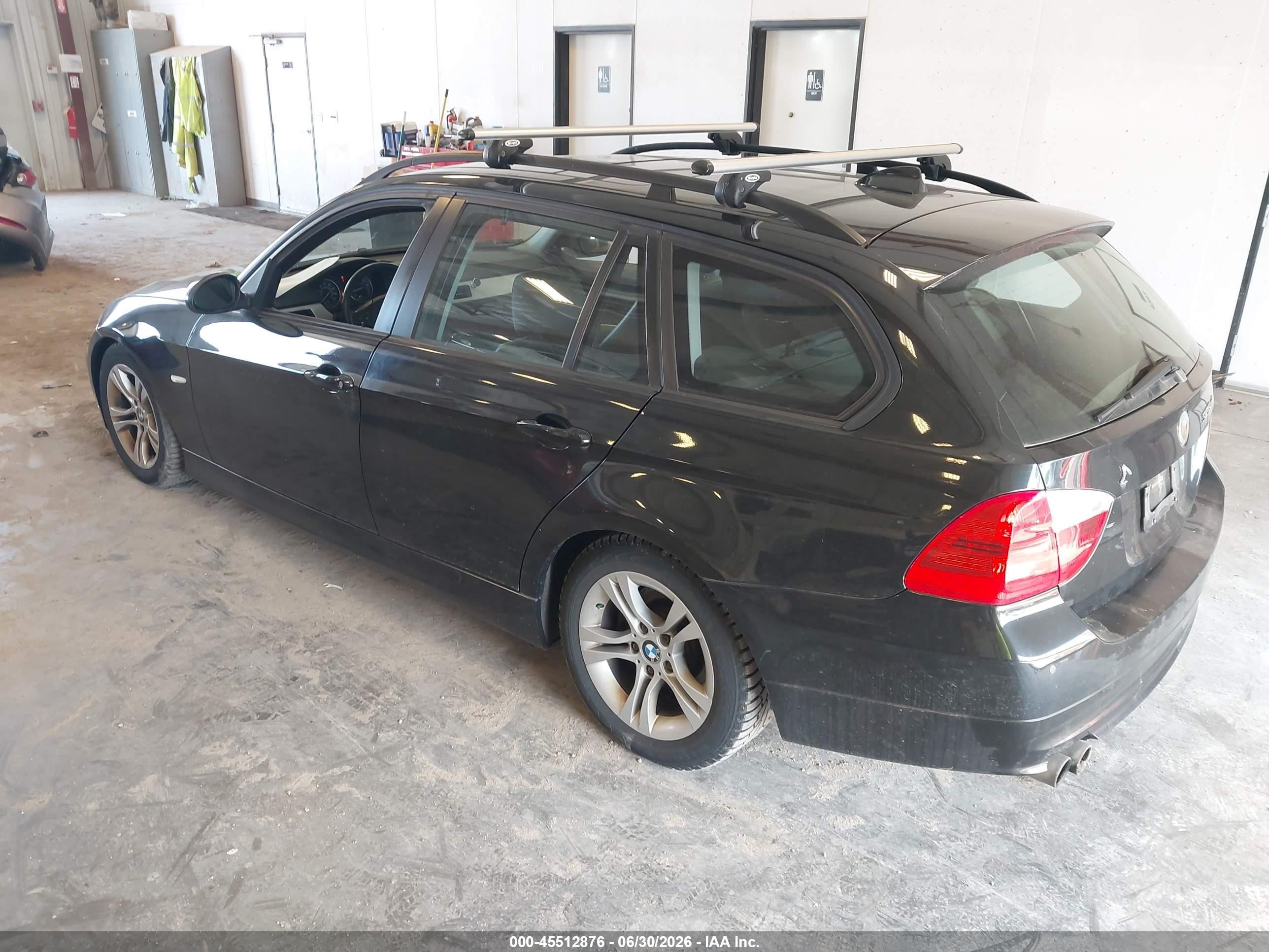 2008 Bmw 328xi   Черный vin: WBAVT73578FZ37480
