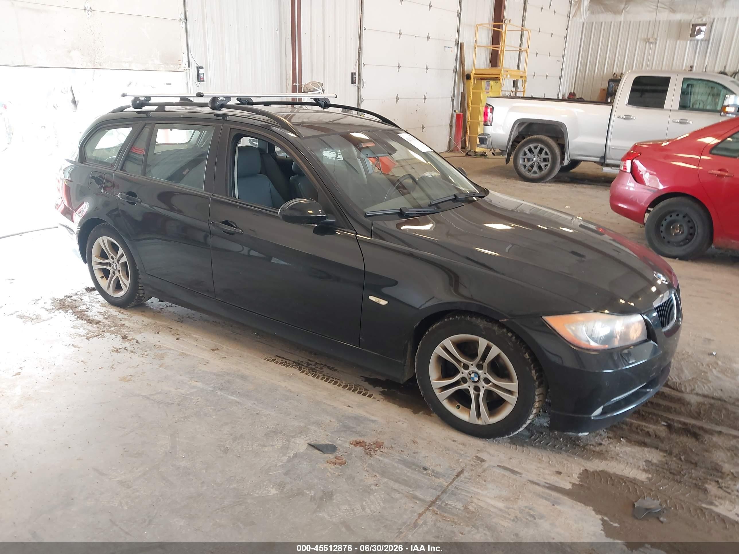 2008 Bmw 328xi   Черный vin: WBAVT73578FZ37480
