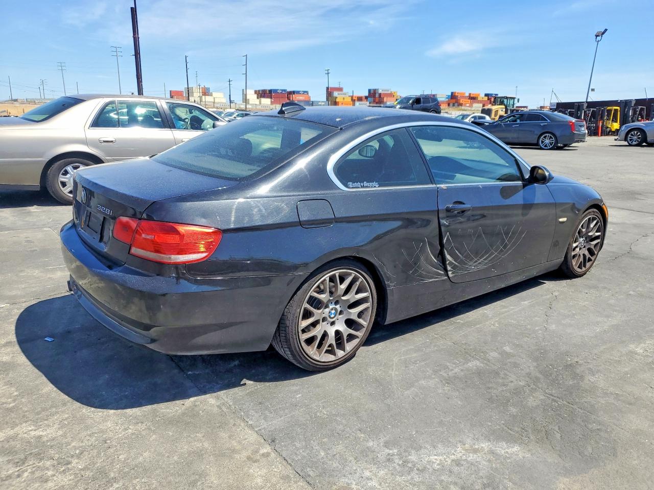2007 Bmw 328 I Black vin: WBAWB33507PV74240