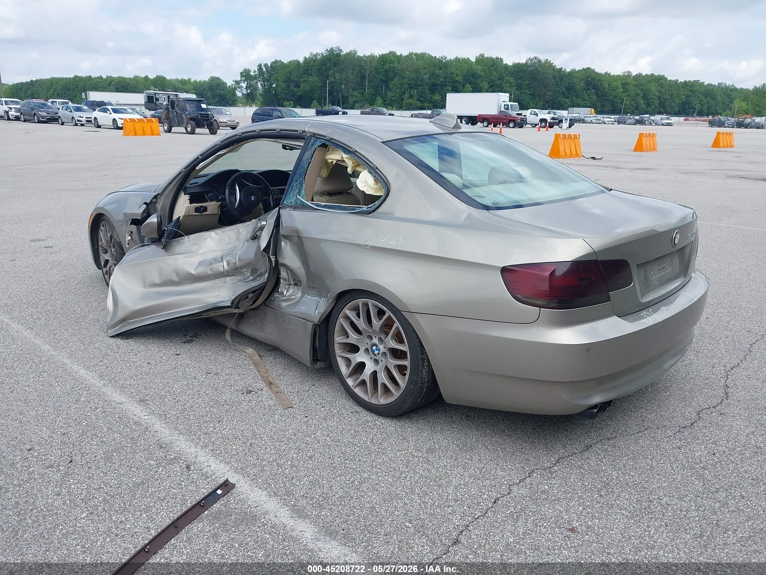 2007 Bmw 328i   Gray vin: WBAWB33527P130065