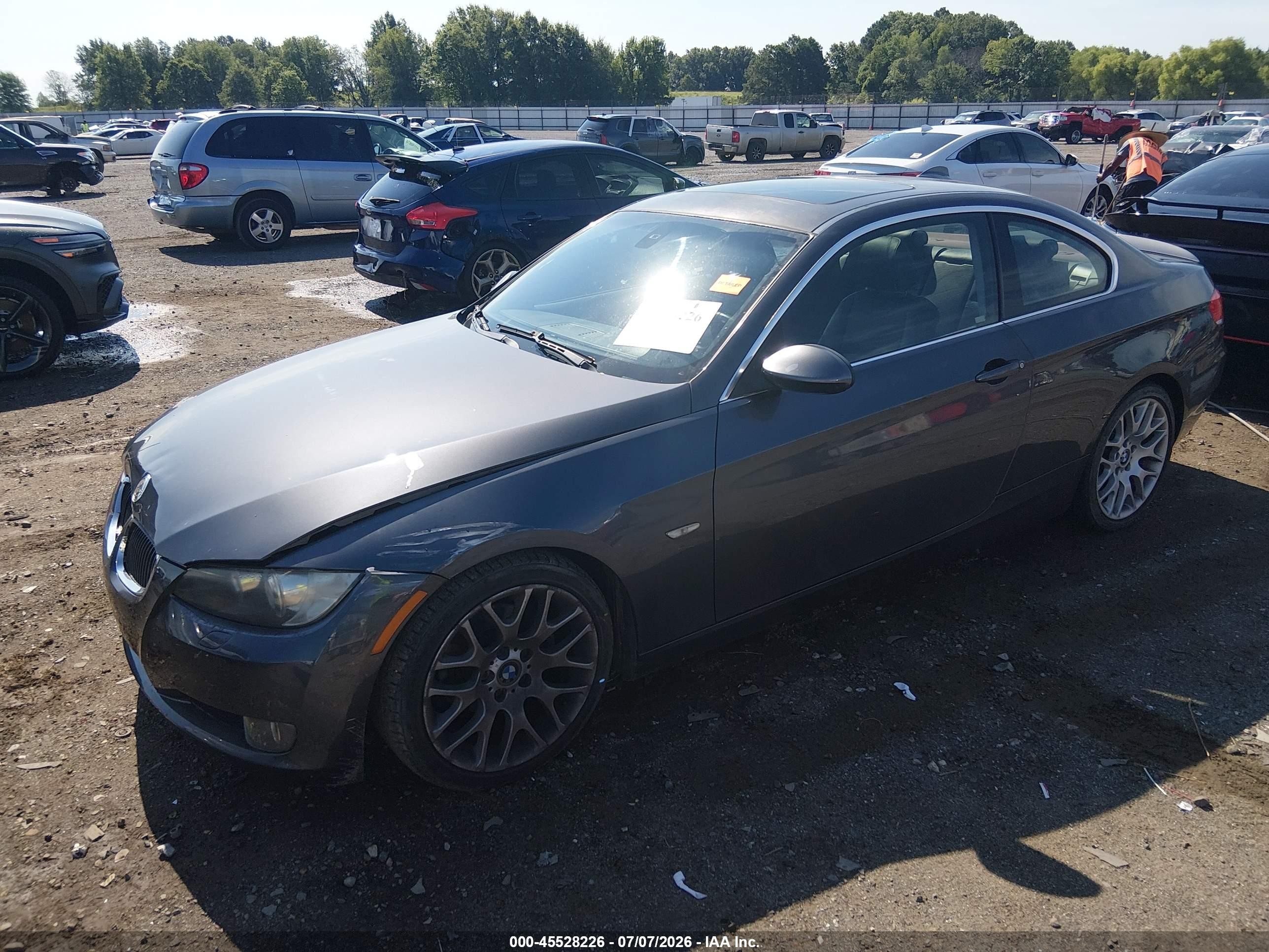 2007 Bmw 328i   Gray vin: WBAWB33527P131569