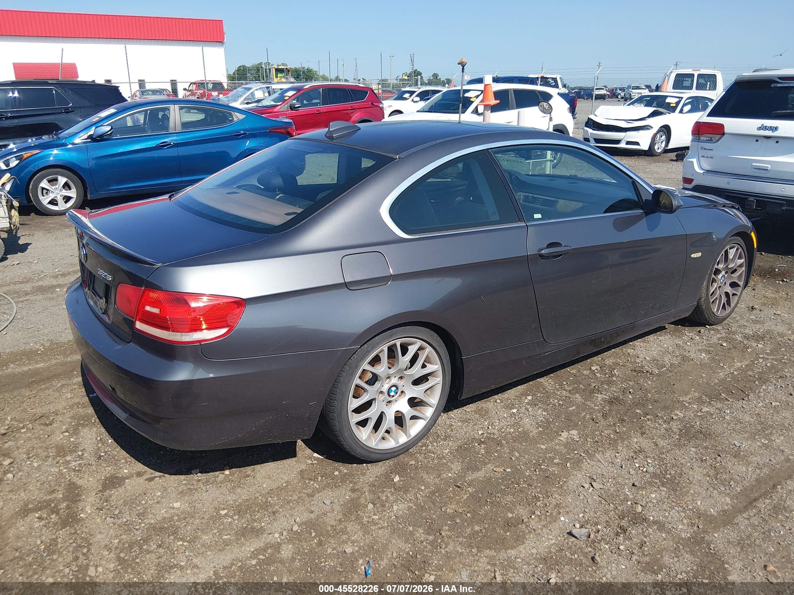 2007 Bmw 328i   Gray vin: WBAWB33527P131569