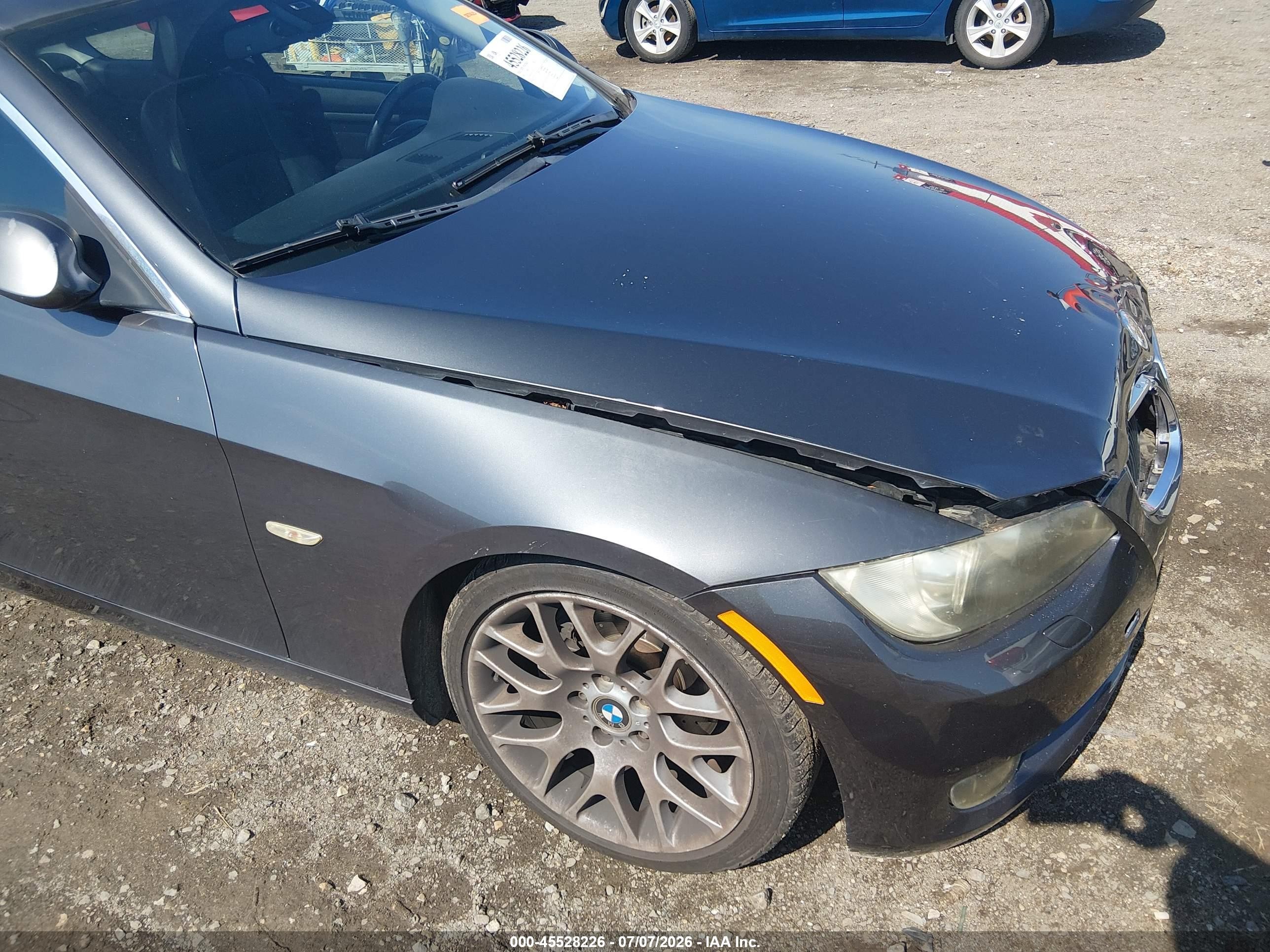 2007 Bmw 328i   Gray vin: WBAWB33527P131569