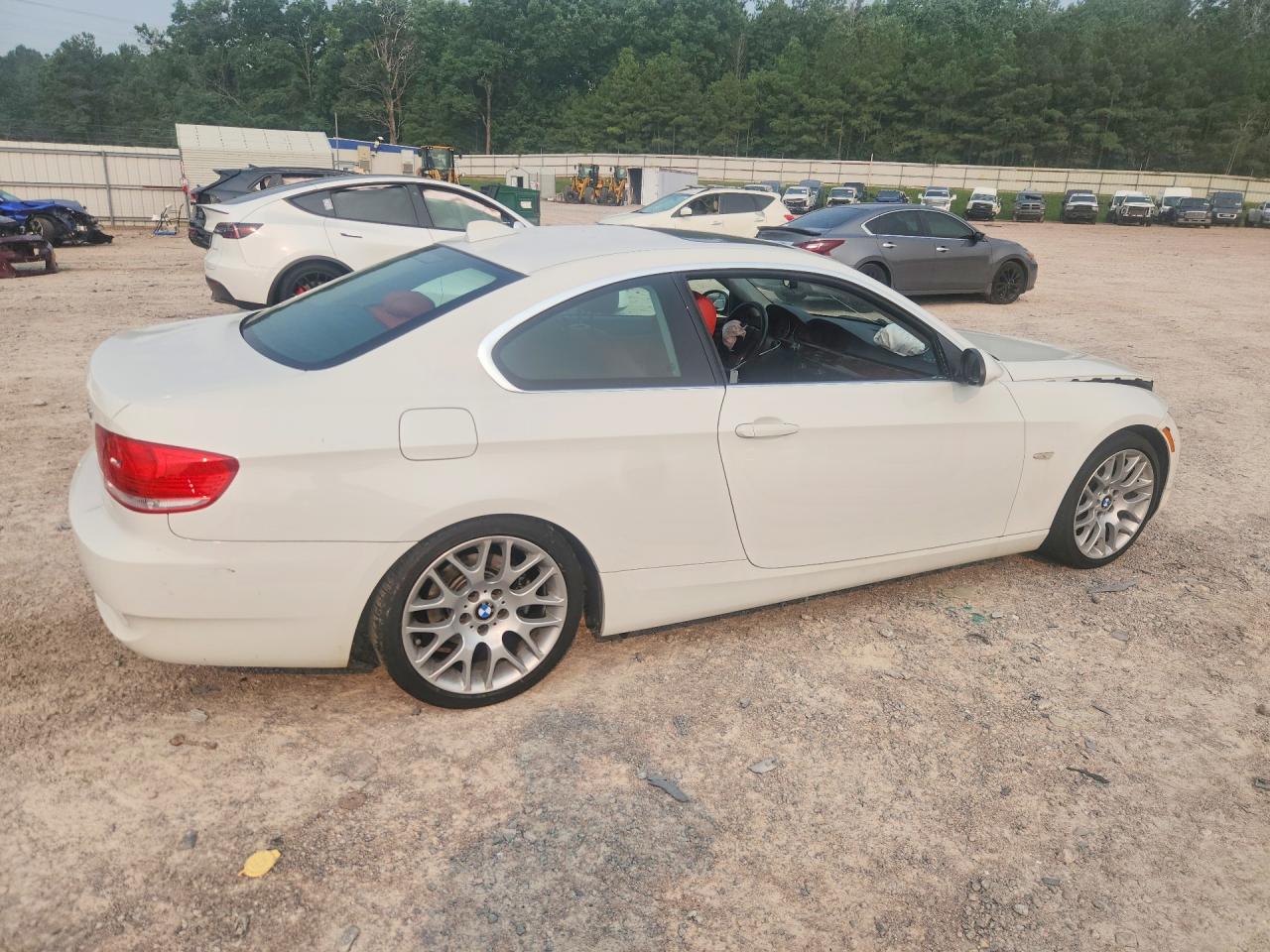 2007 Bmw 328 I White vin: WBAWB33527PV74093