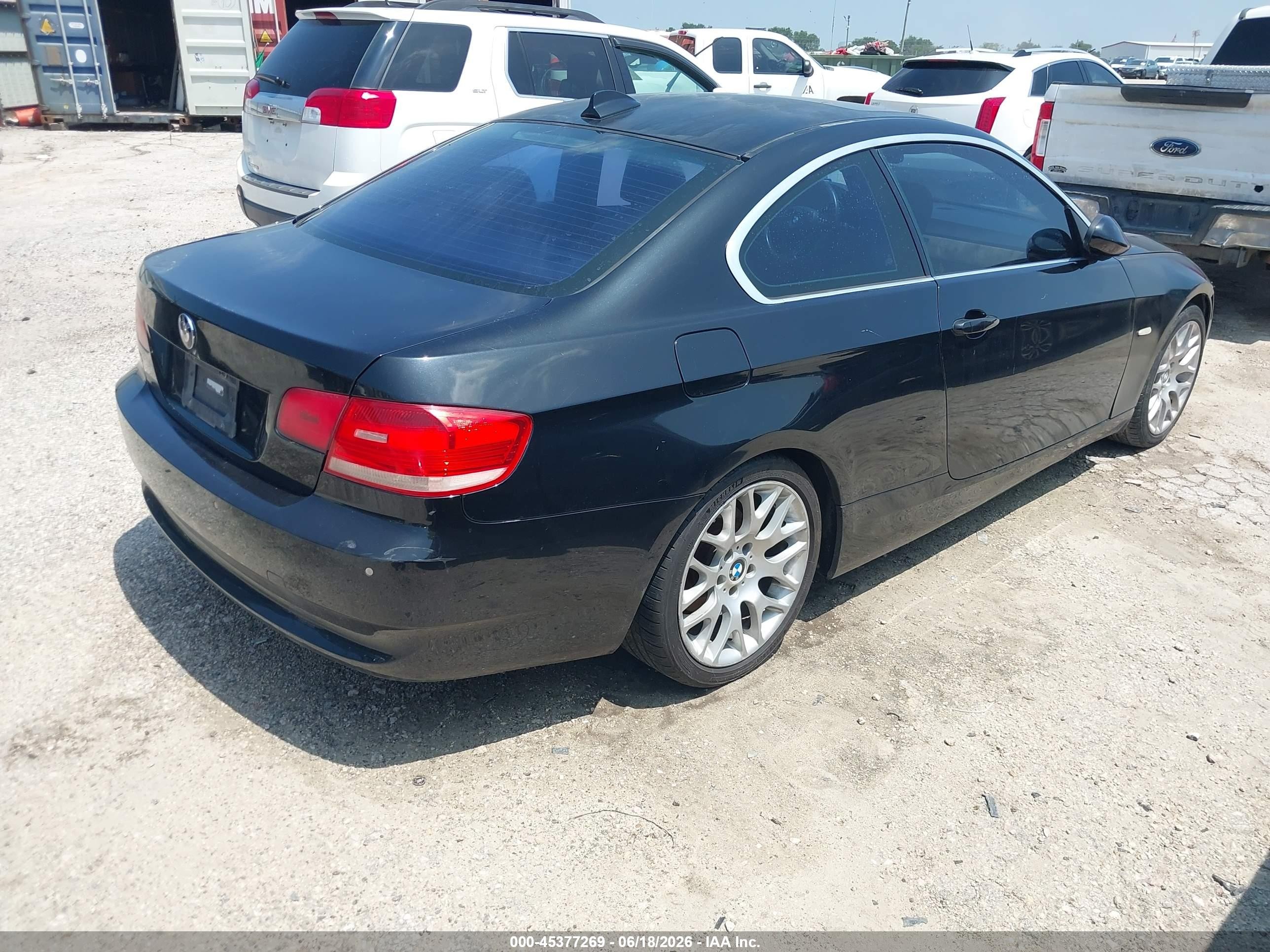 2007 Bmw 328i   Black vin: WBAWB33537P131094