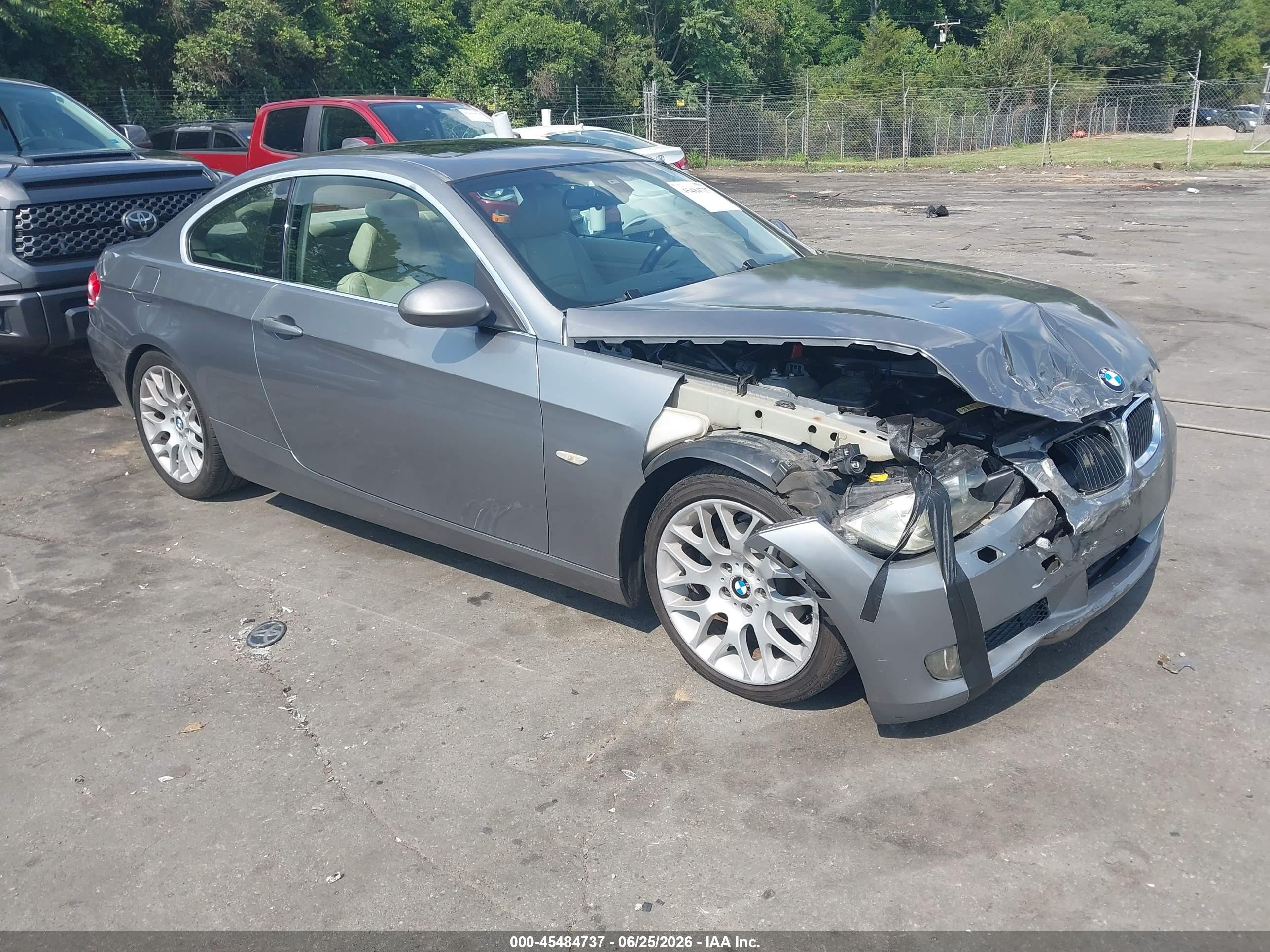 2007 Bmw 328i   Gray vin: WBAWB33547PV70787