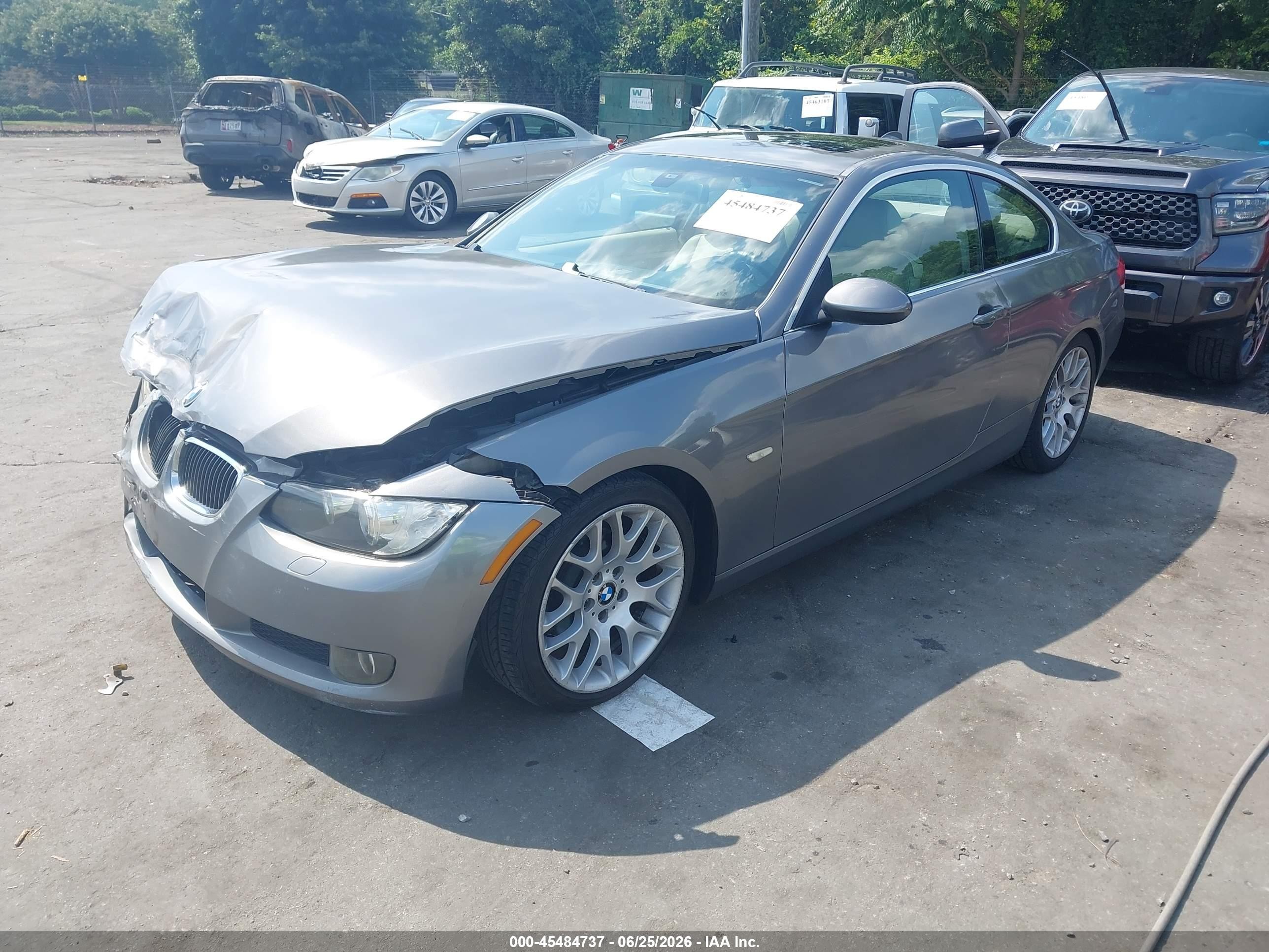 2007 Bmw 328i   Gray vin: WBAWB33547PV70787