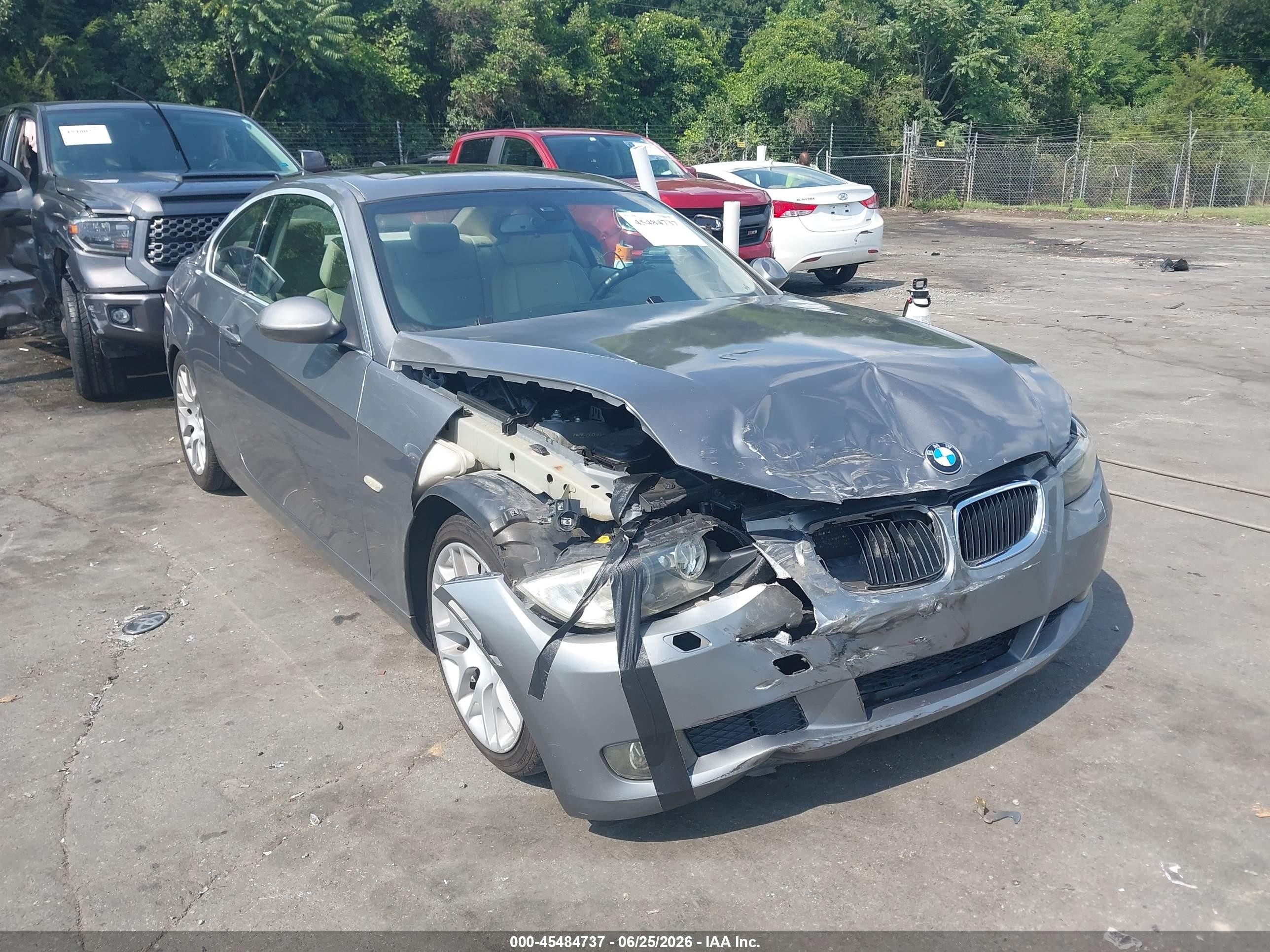 2007 Bmw 328i   Gray vin: WBAWB33547PV70787