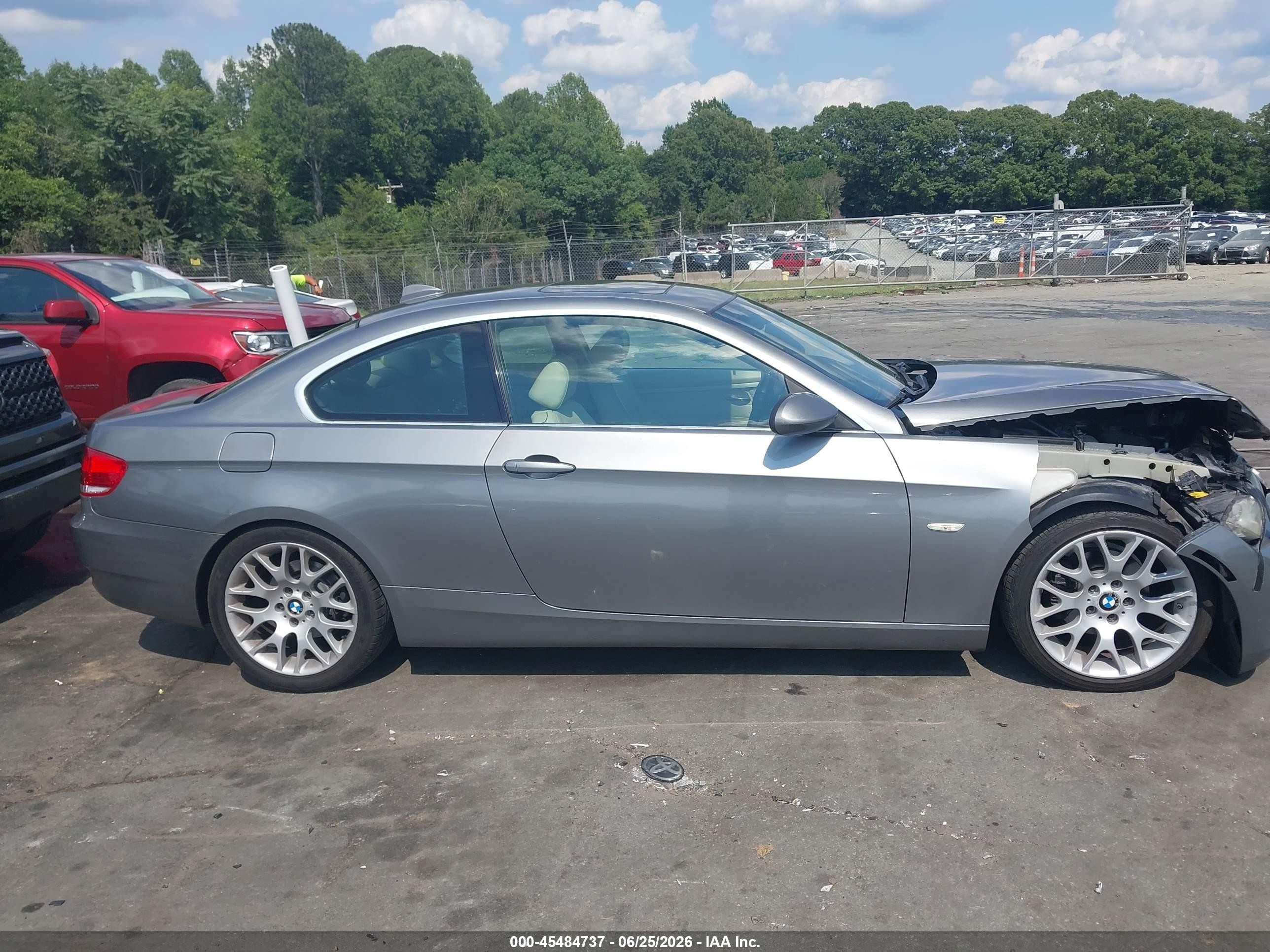 2007 Bmw 328i   Gray vin: WBAWB33547PV70787