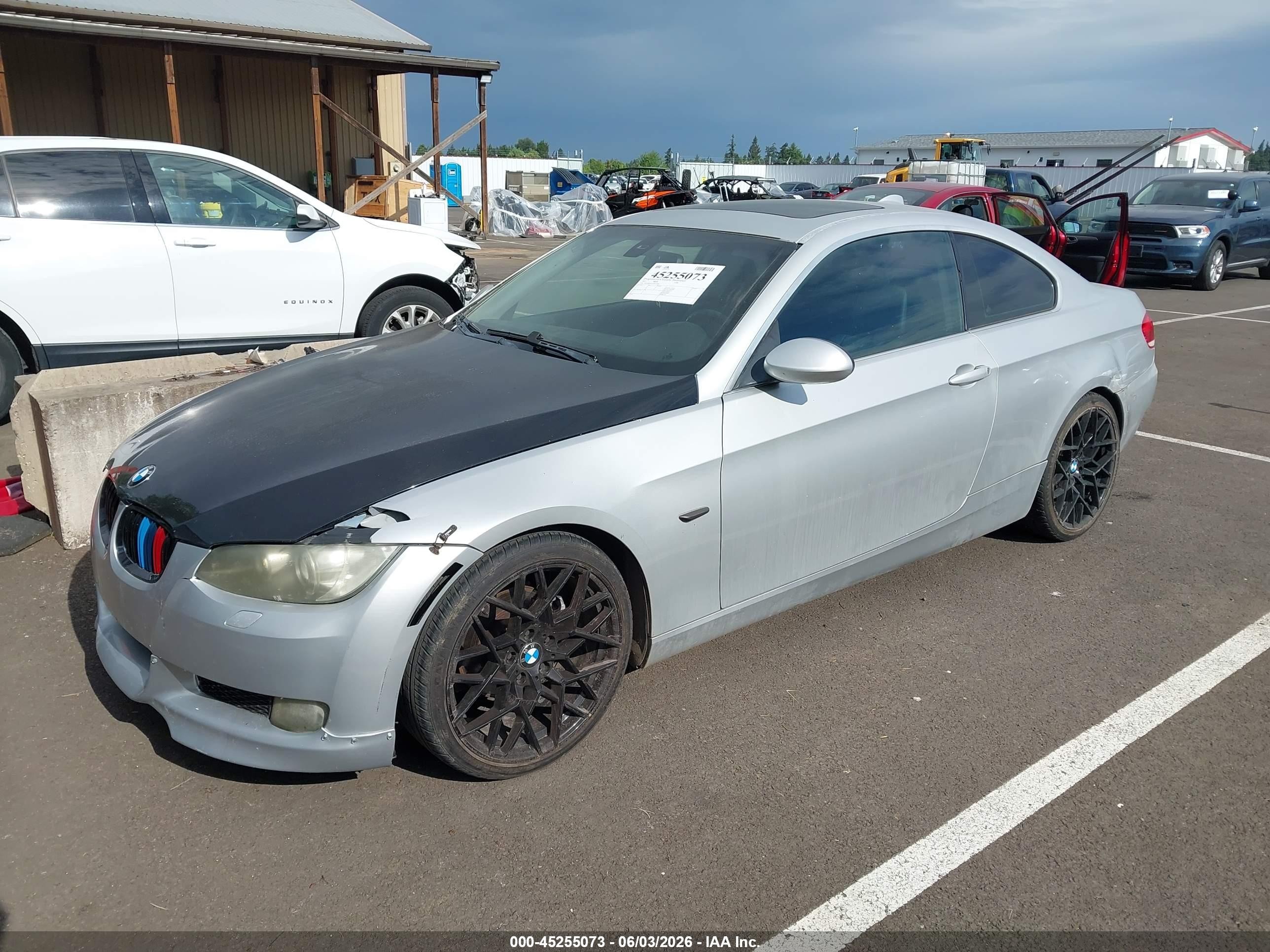 2007 Bmw 328i   Silver vin: WBAWB33547PV72460