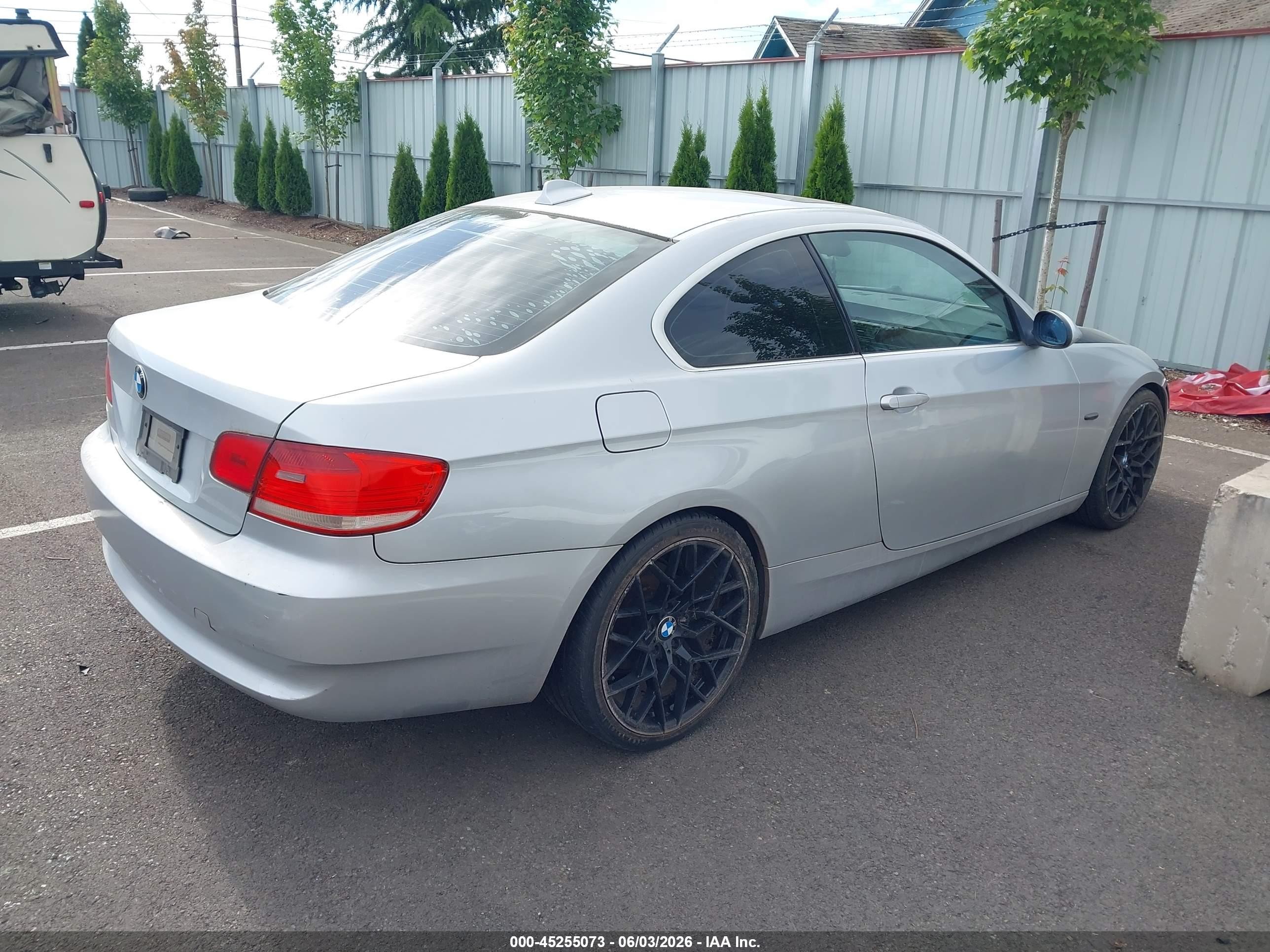 2007 Bmw 328i   Silver vin: WBAWB33547PV72460