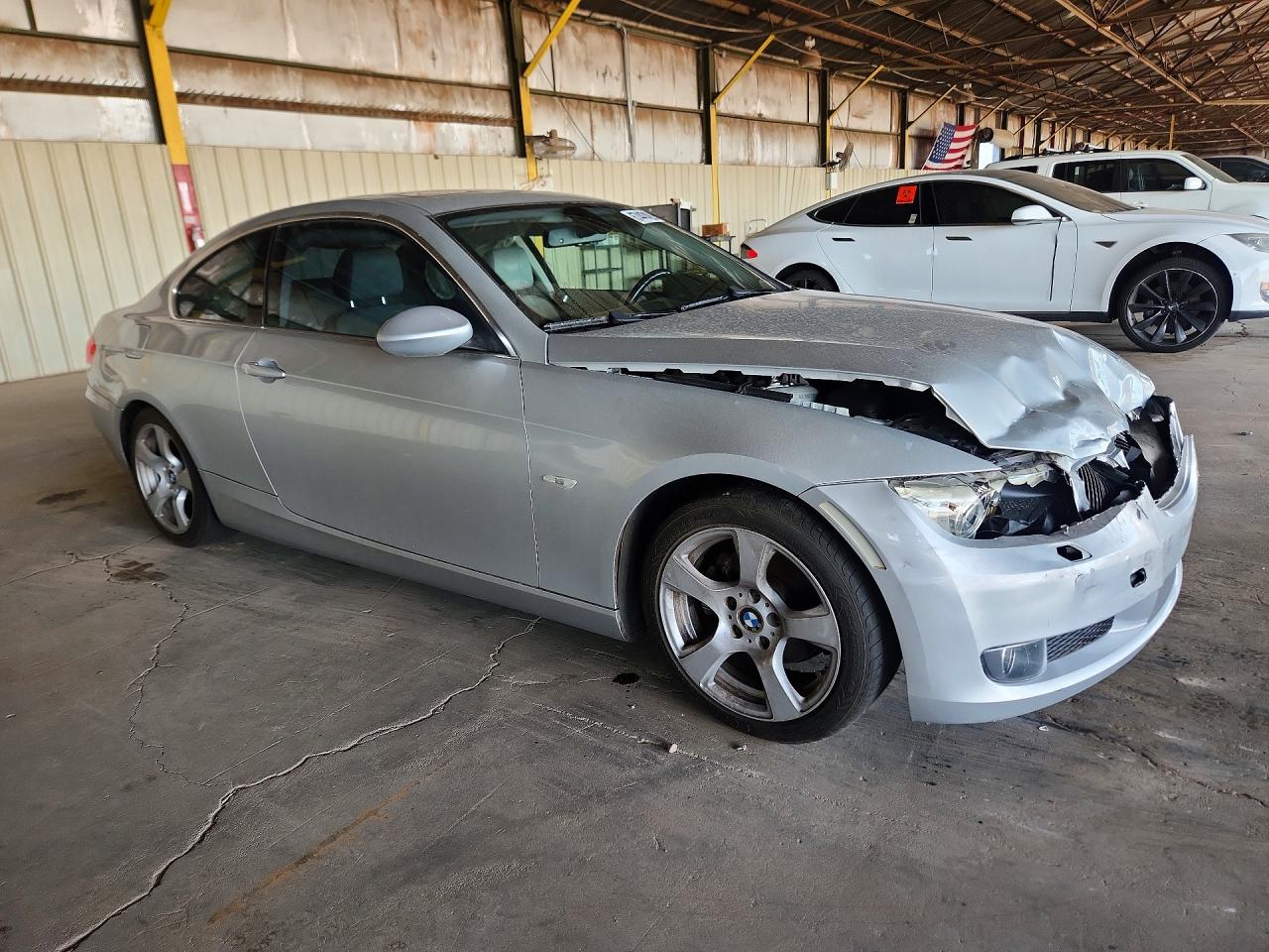2007 Bmw 328 I Silver vin: WBAWB33567PV70676