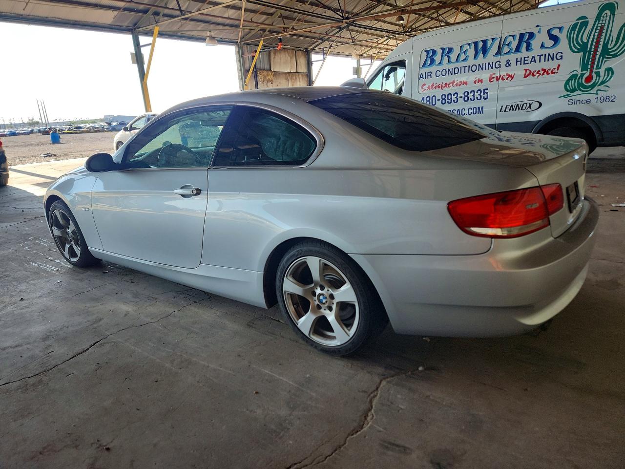 2007 Bmw 328 I Silver vin: WBAWB33567PV70676