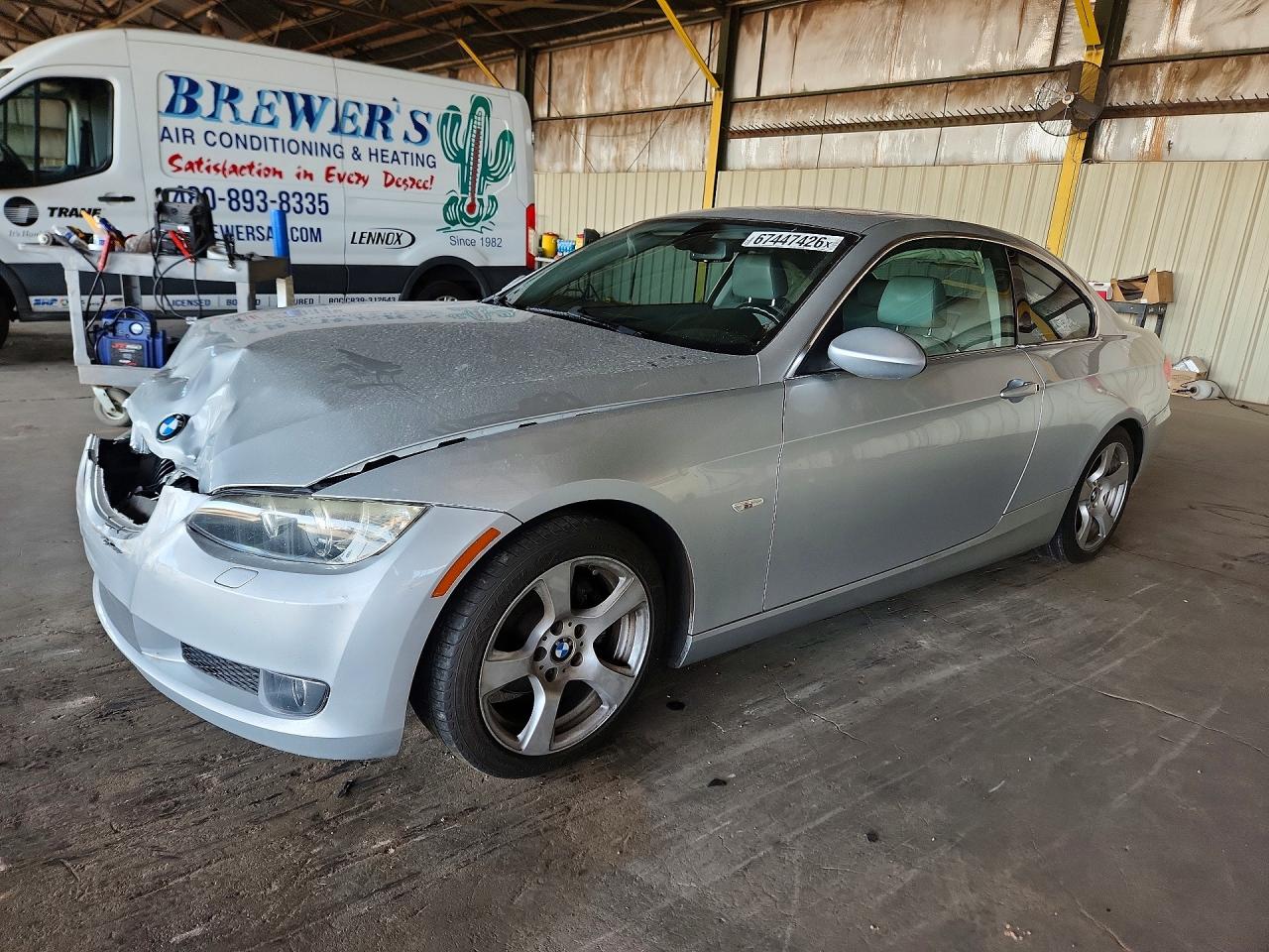 2007 Bmw 328 I Silver vin: WBAWB33567PV70676