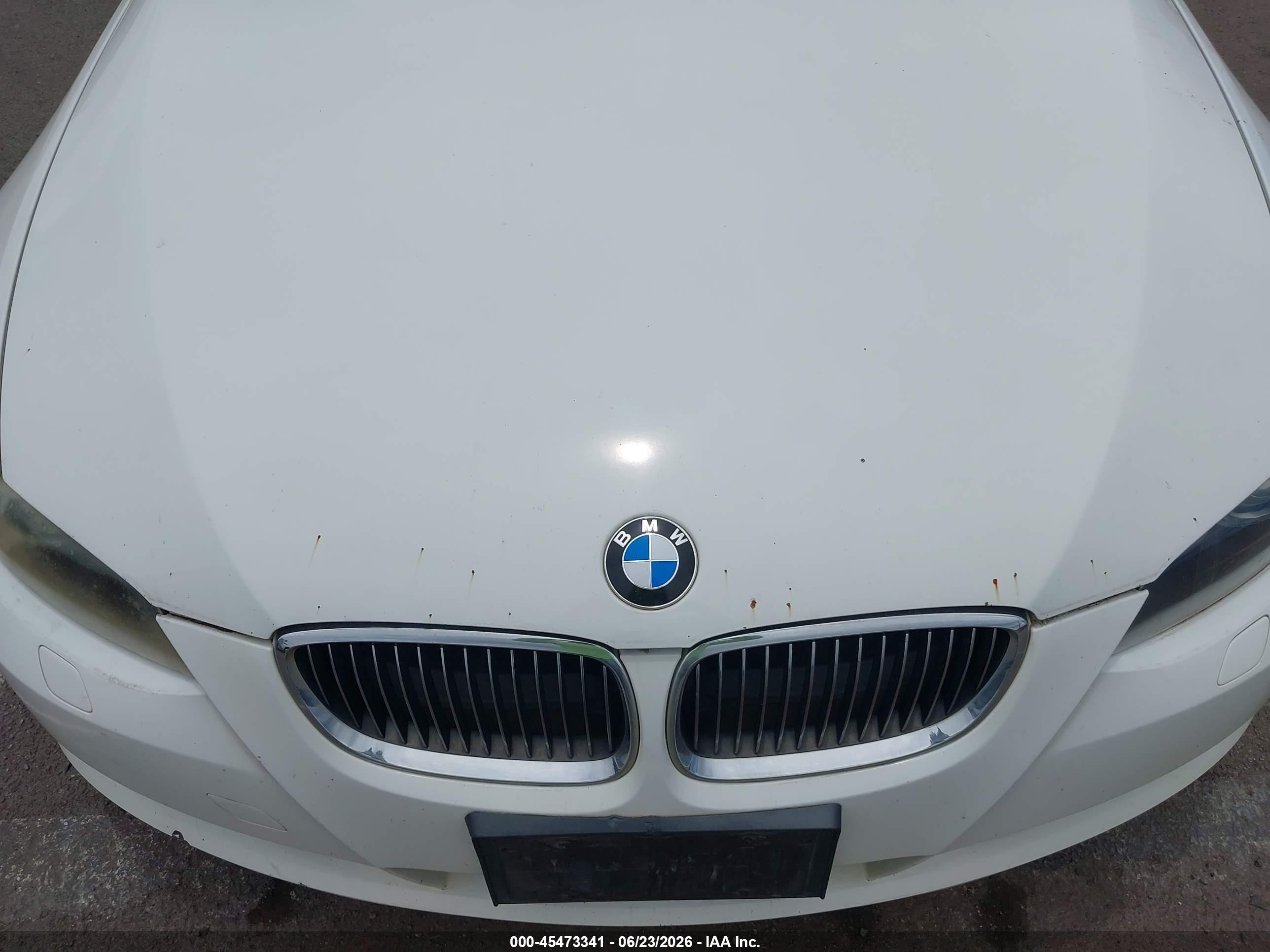 2009 Bmw 328i   White vin: WBAWB33569P138110
