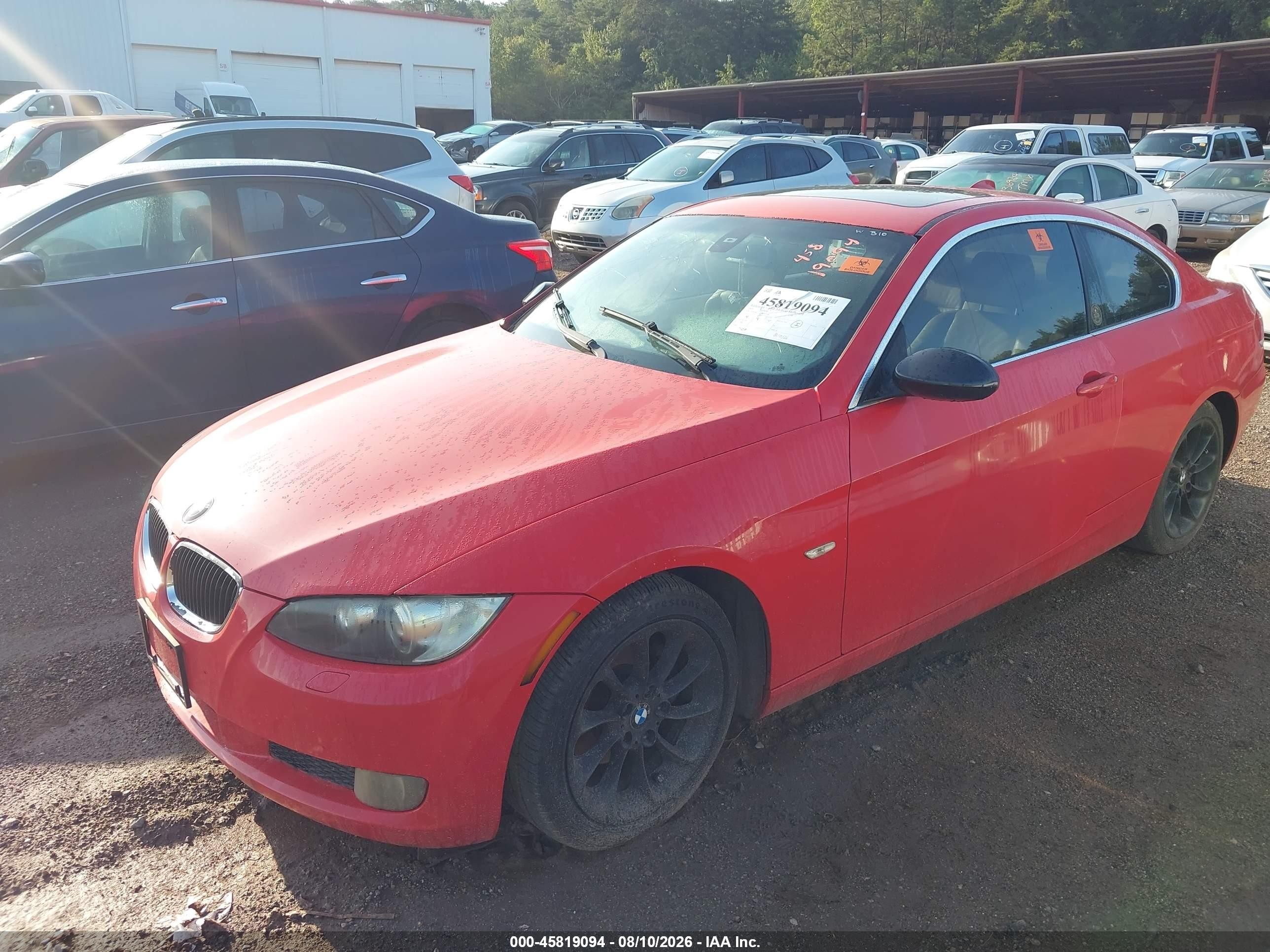 2007 Bmw 328i   Red vin: WBAWB33577PV70346