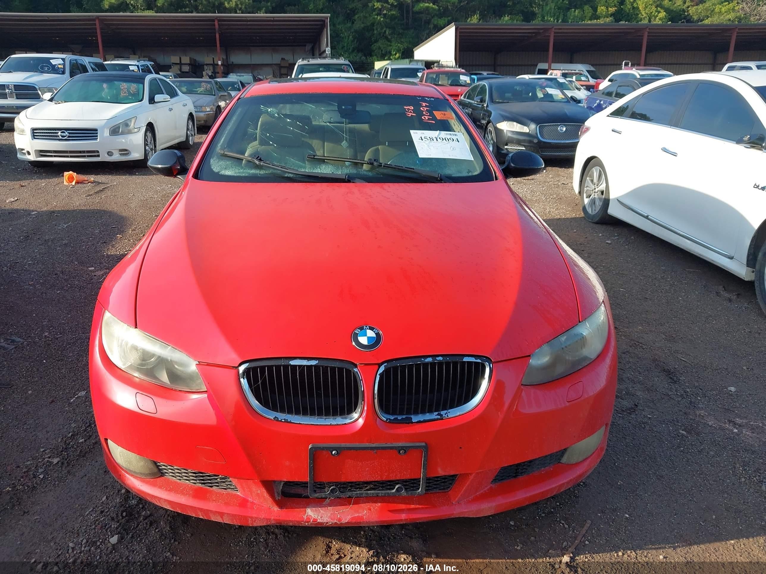 2007 Bmw 328i   Red vin: WBAWB33577PV70346