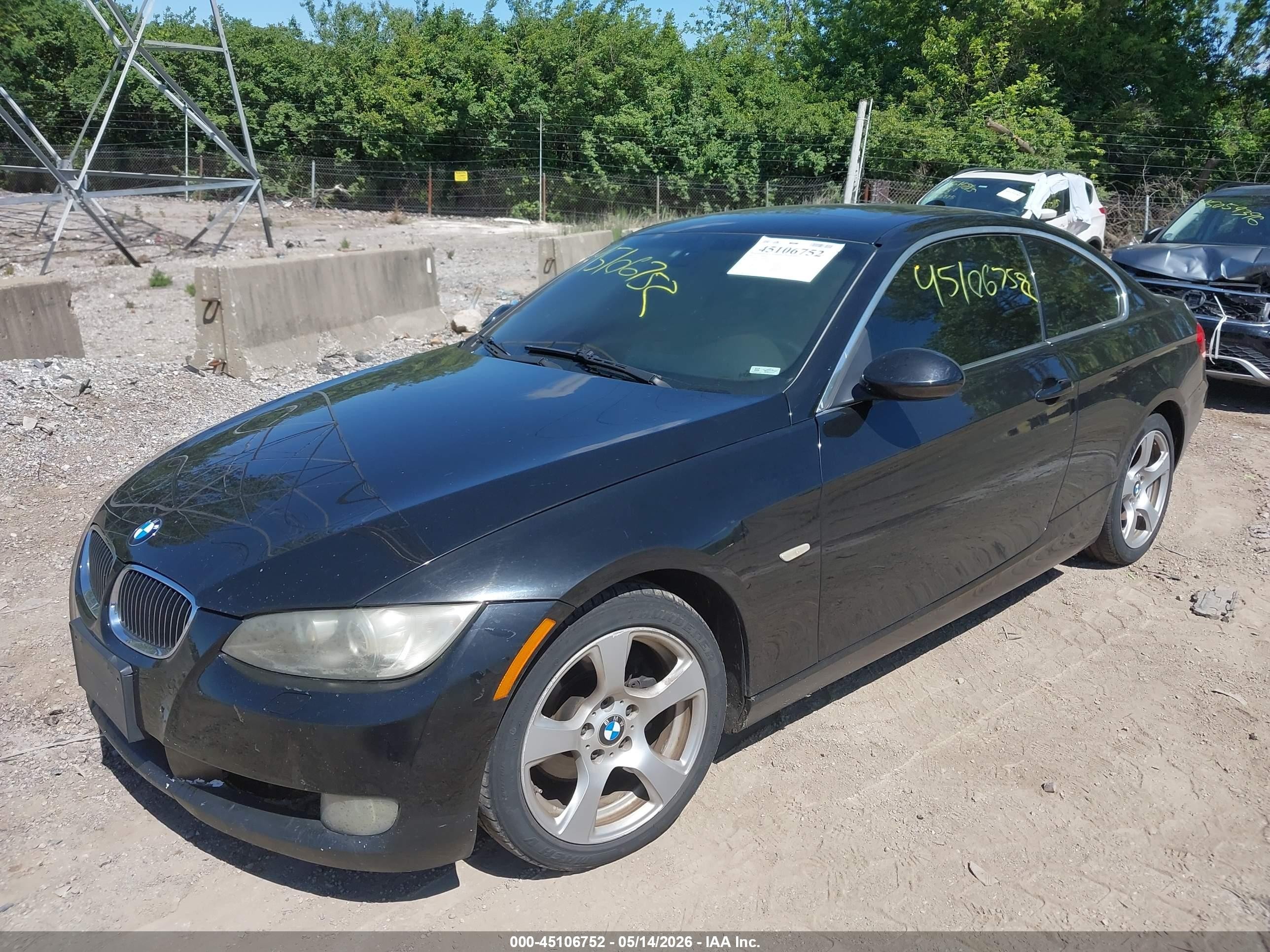 2009 Bmw 328i   Black vin: WBAWB33579P135894