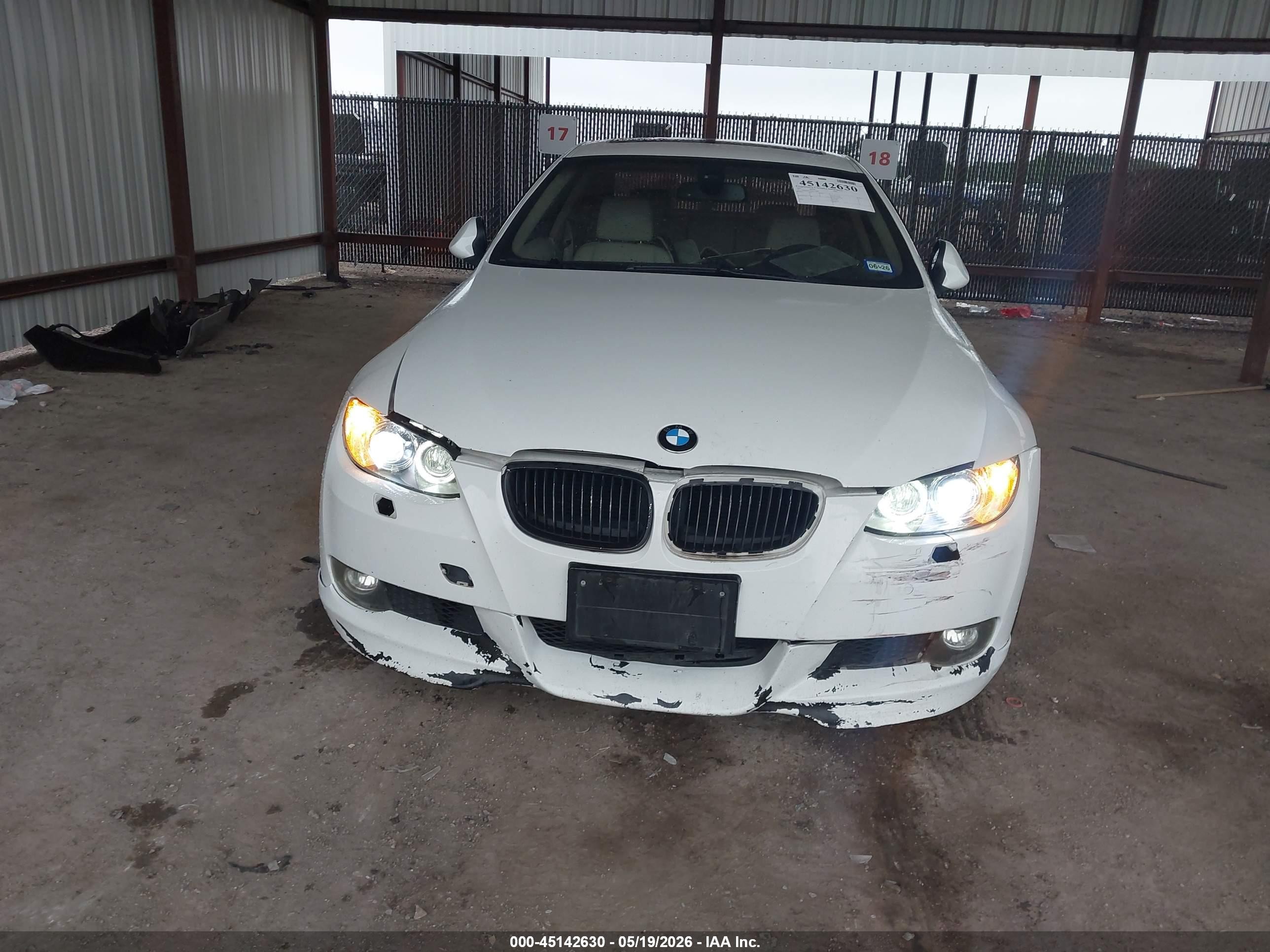 2007 Bmw 328i   White vin: WBAWB33597PV74009