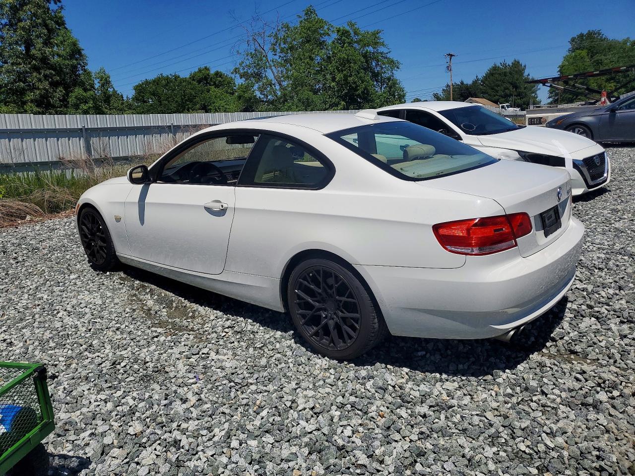 2010 Bmw 328 I White vin: WBAWB3C55AP139432
