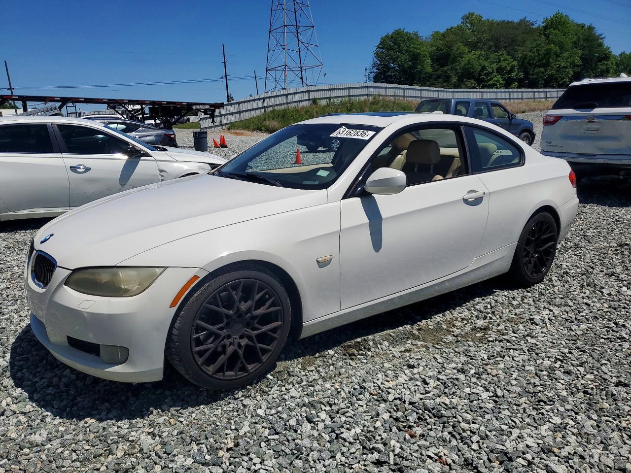 2010 Bmw 328 I White vin: WBAWB3C55AP139432