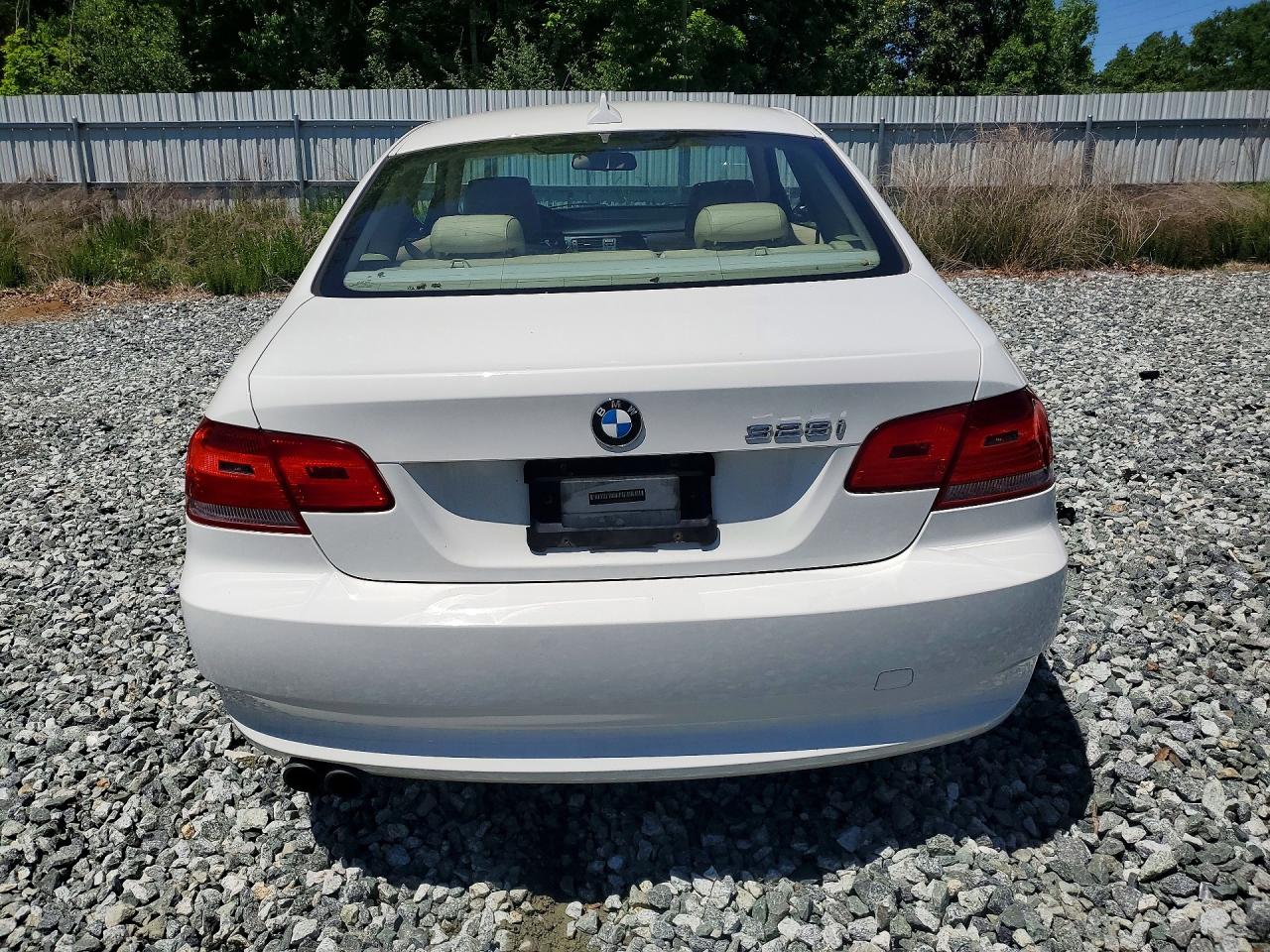 2010 Bmw 328 I White vin: WBAWB3C55AP139432
