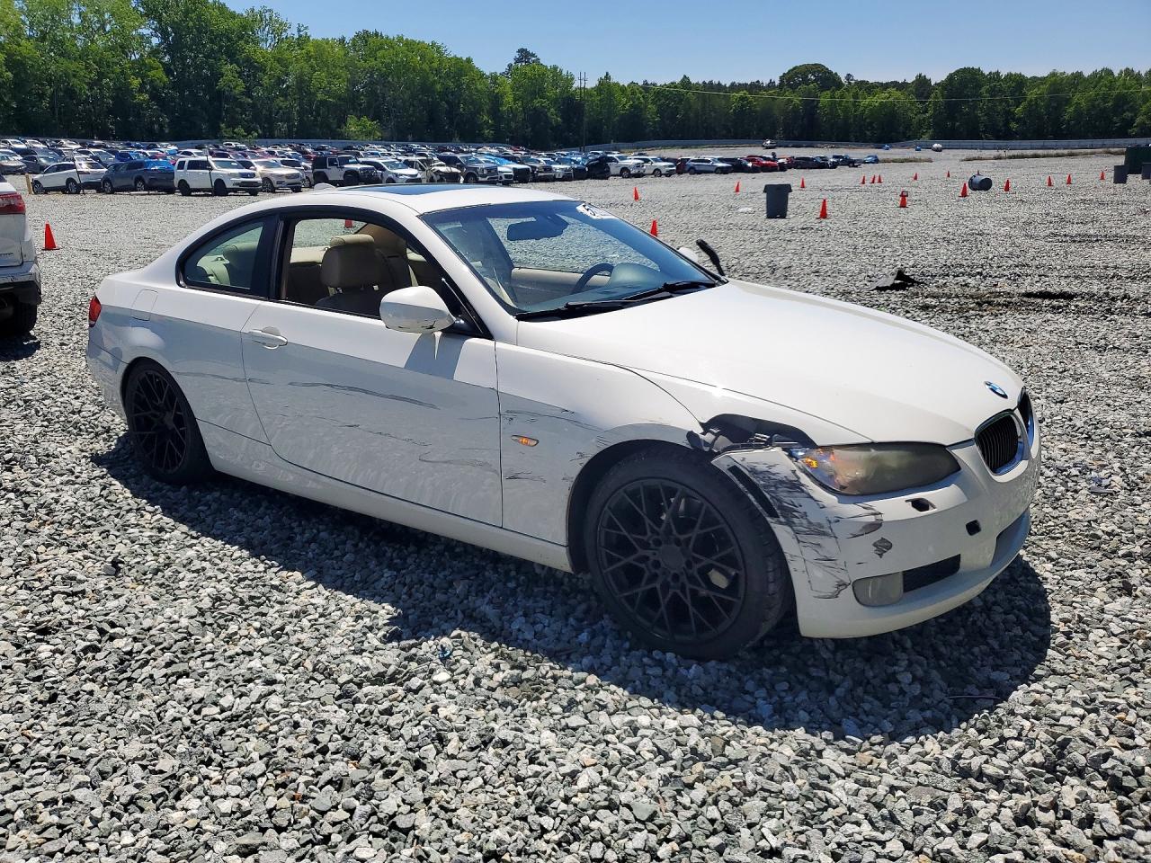 2010 Bmw 328 I White vin: WBAWB3C55AP139432