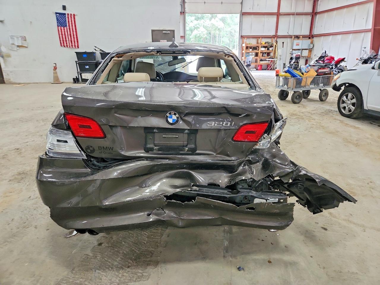 2010 Bmw 328 I Gray vin: WBAWB3C59AP139482