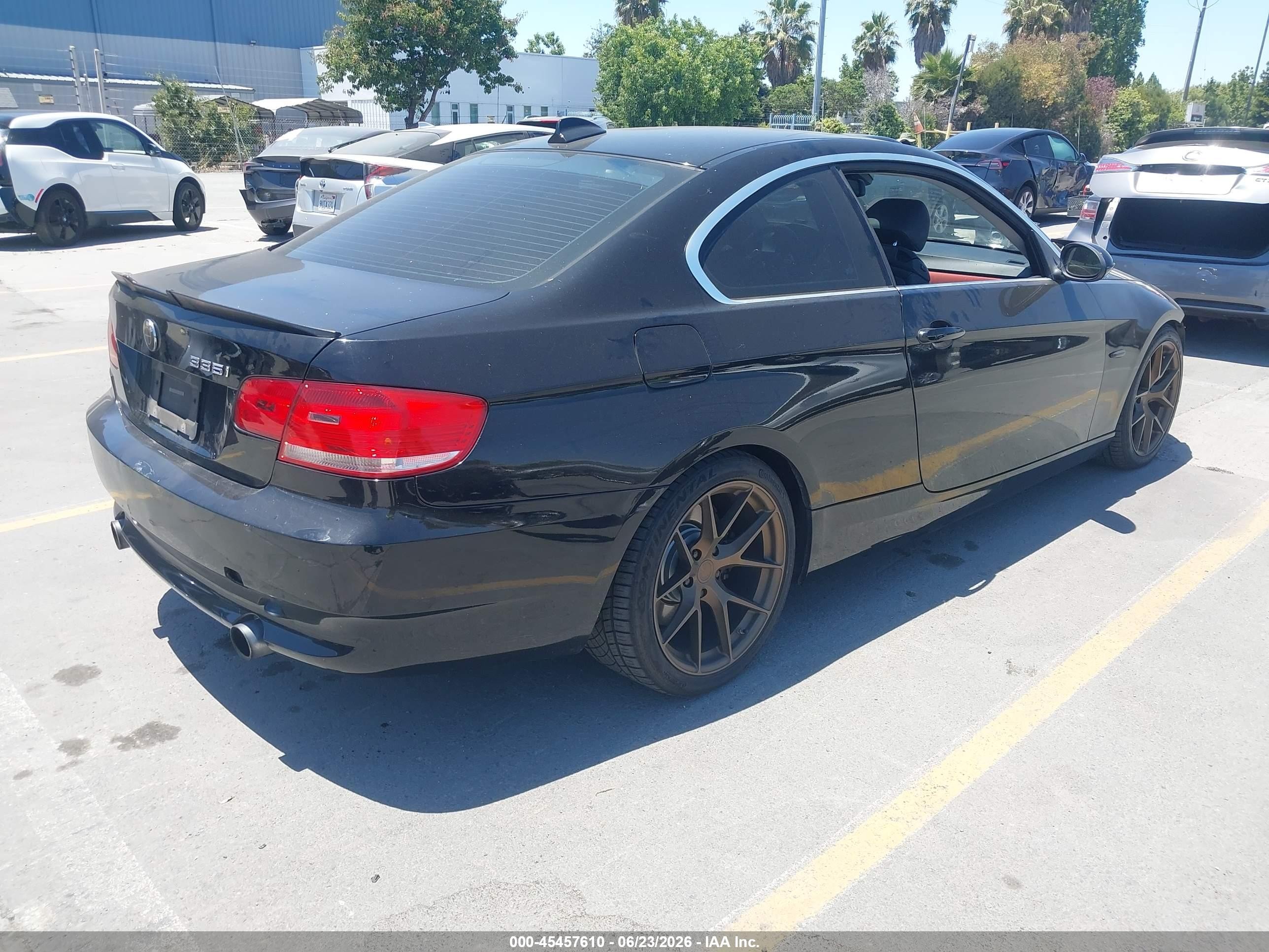 2008 Bmw 335i   Black vin: WBAWB73518P041547