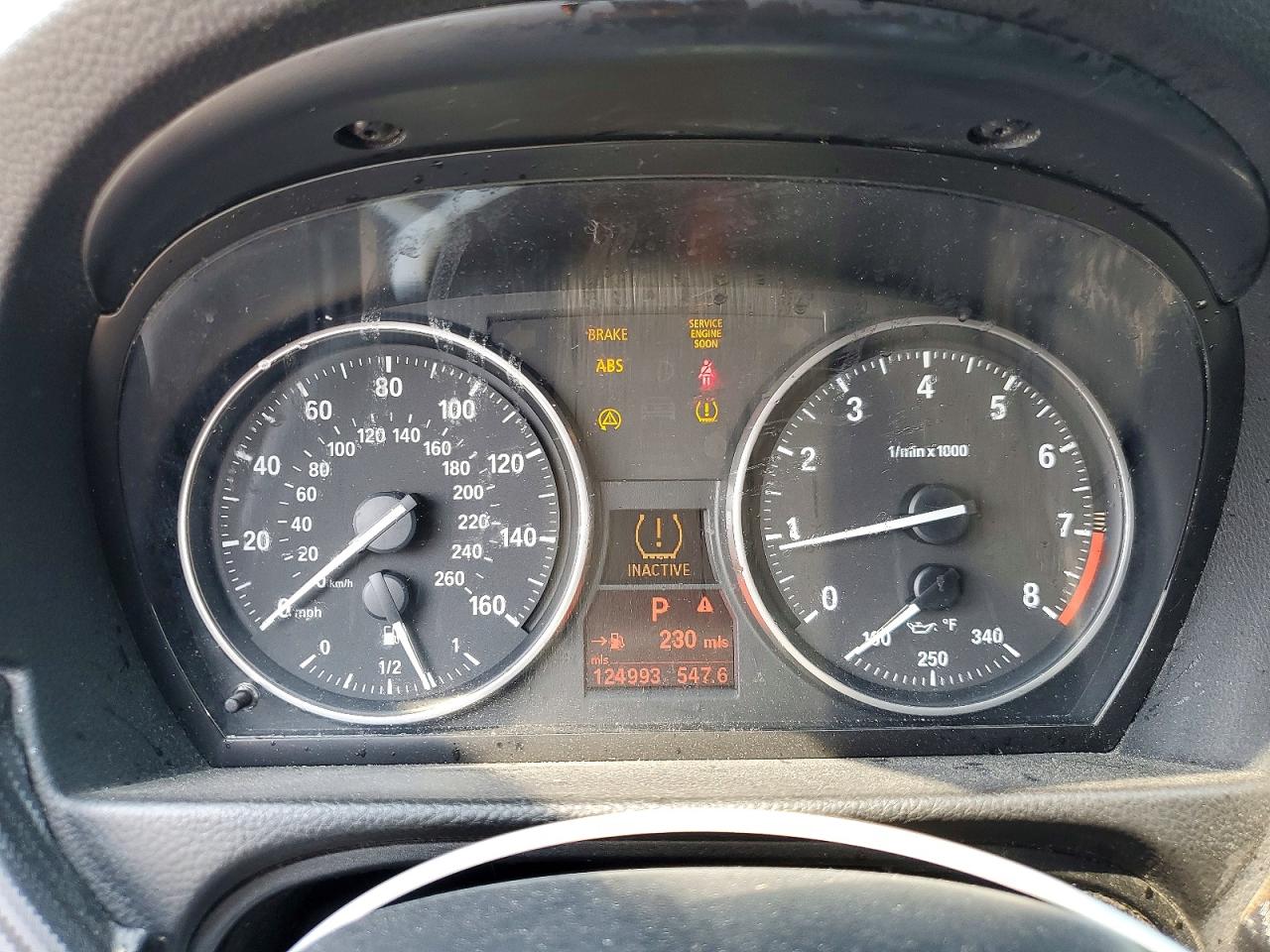 2009 Bmw 335 I Серый vin: WBAWB73519P046734