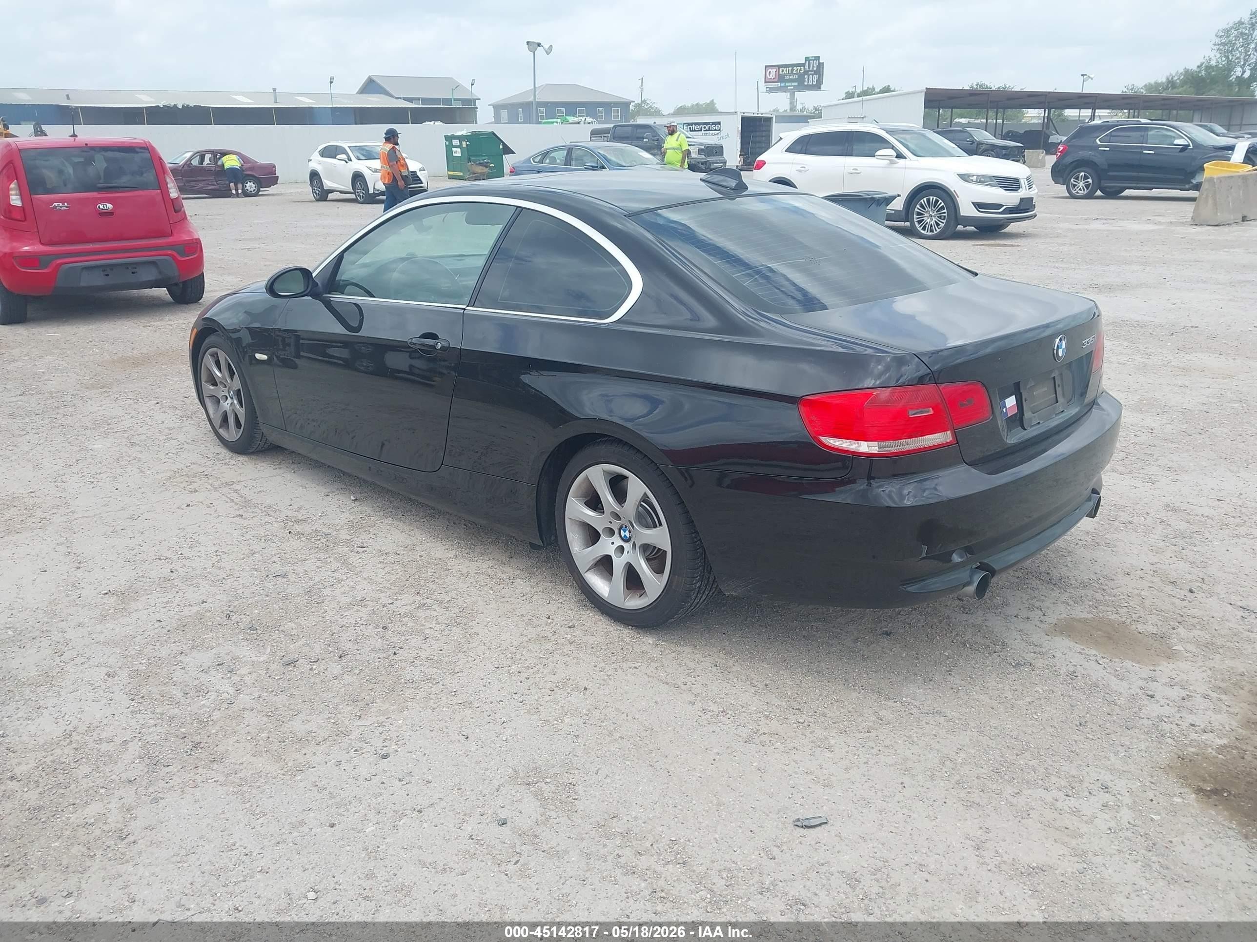 2007 Bmw 335i   Black vin: WBAWB73527P036131